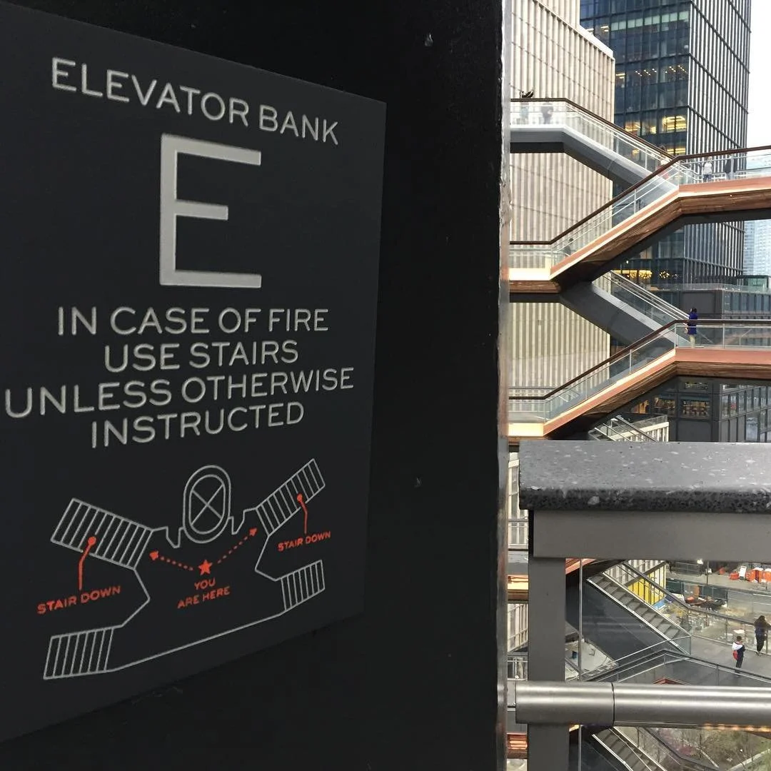 #wha ? #codecompliance #nycdob #hudsonyards #thevessel #cliche #copper #stairwaytoheaven #chelsea #westsidestory #stairmaster #nyc #newyorkcity #whynot #edcnyc