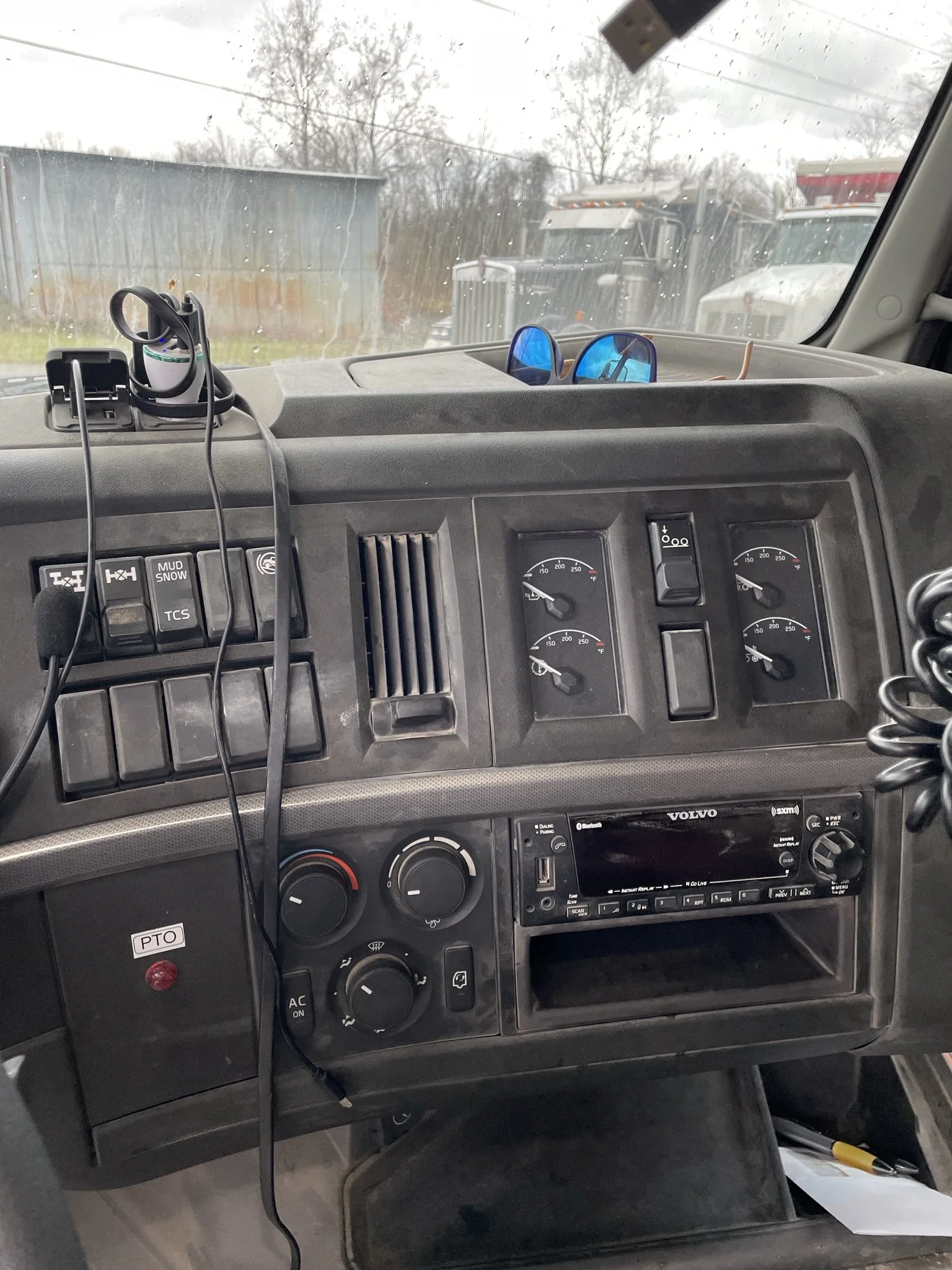 dirty truck interior