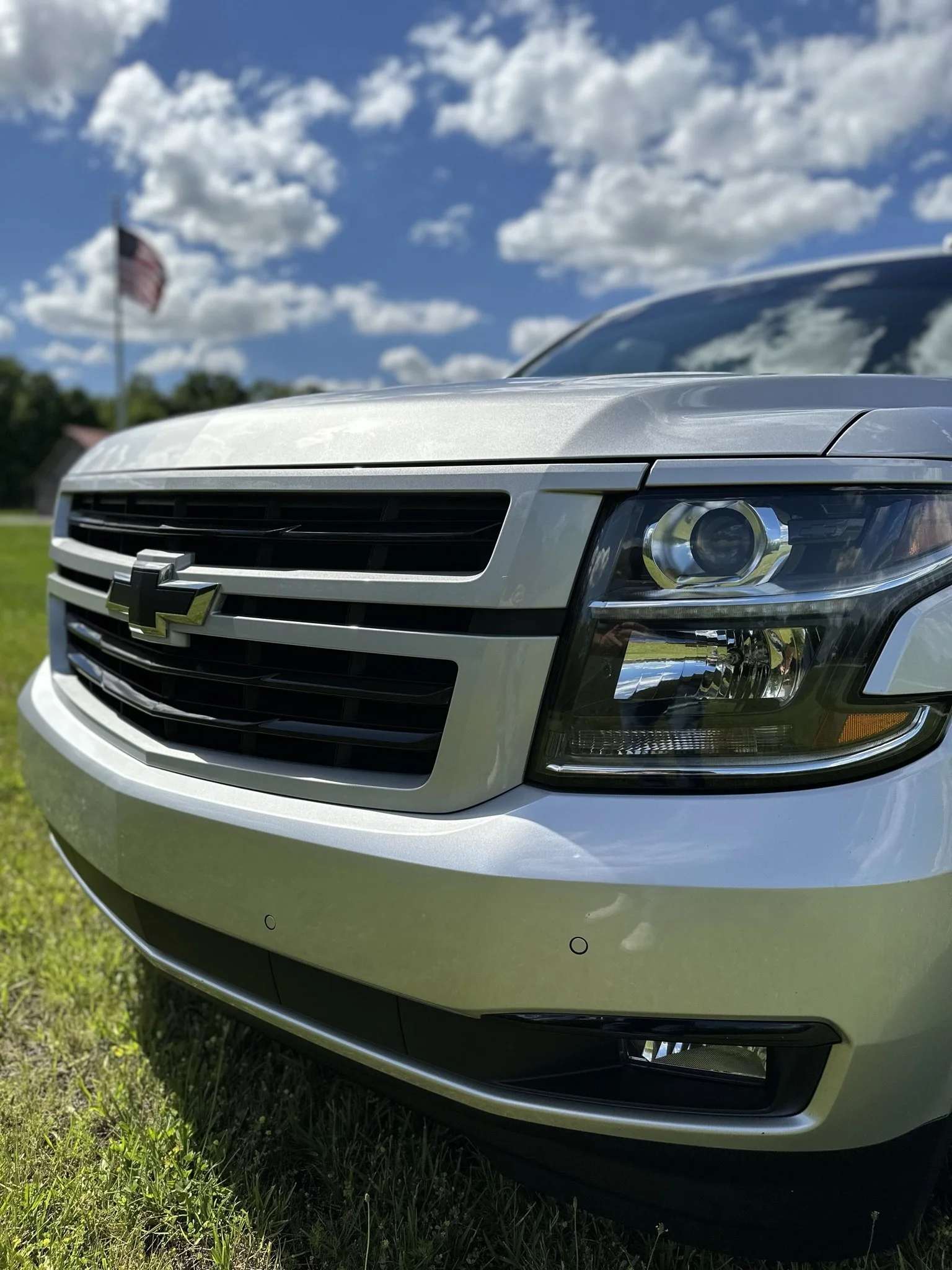 clean front of car exterior