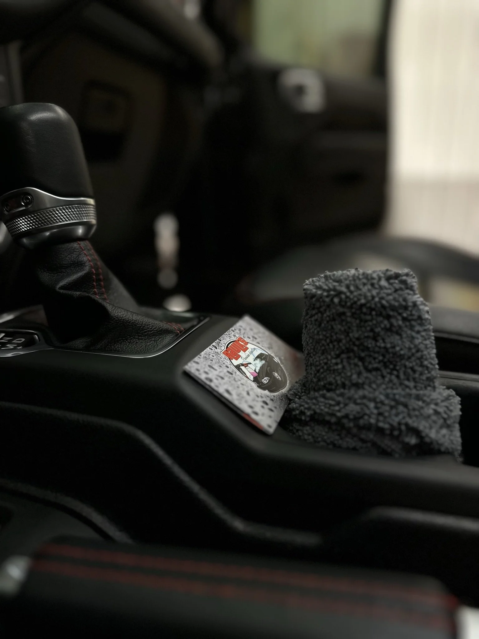 car stick shift clean