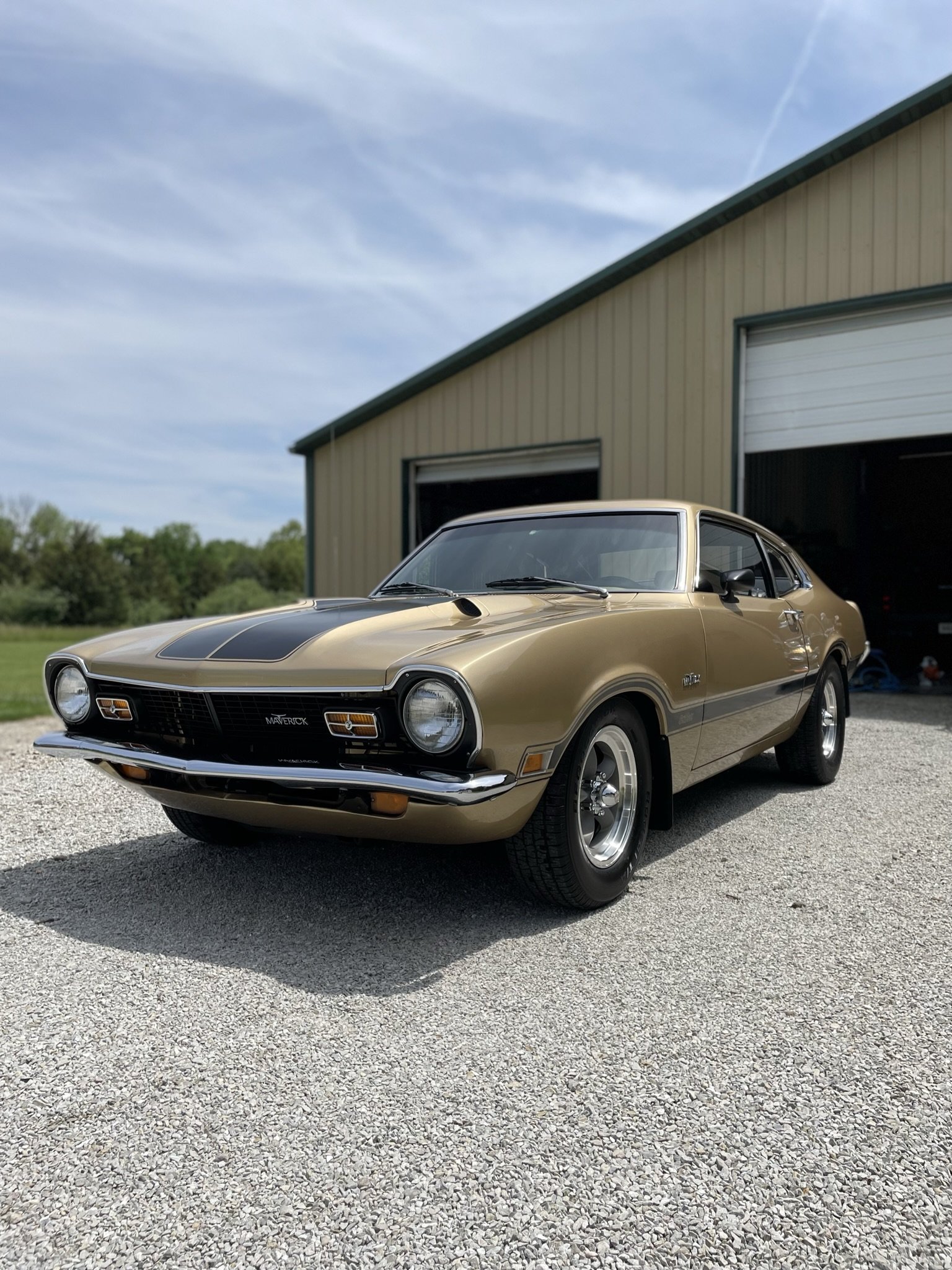 golden brown sports car premium detail