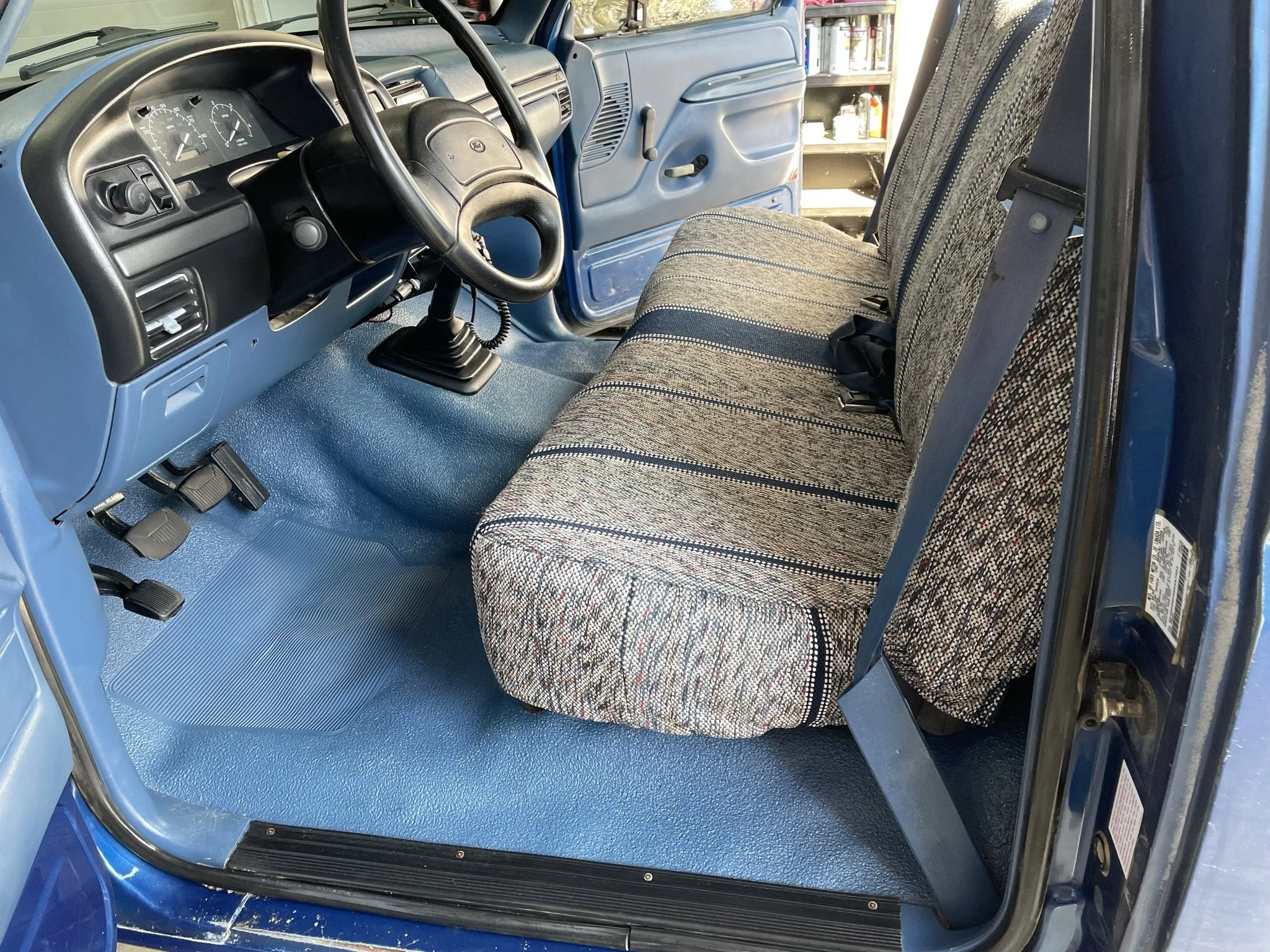 clean floor and seats