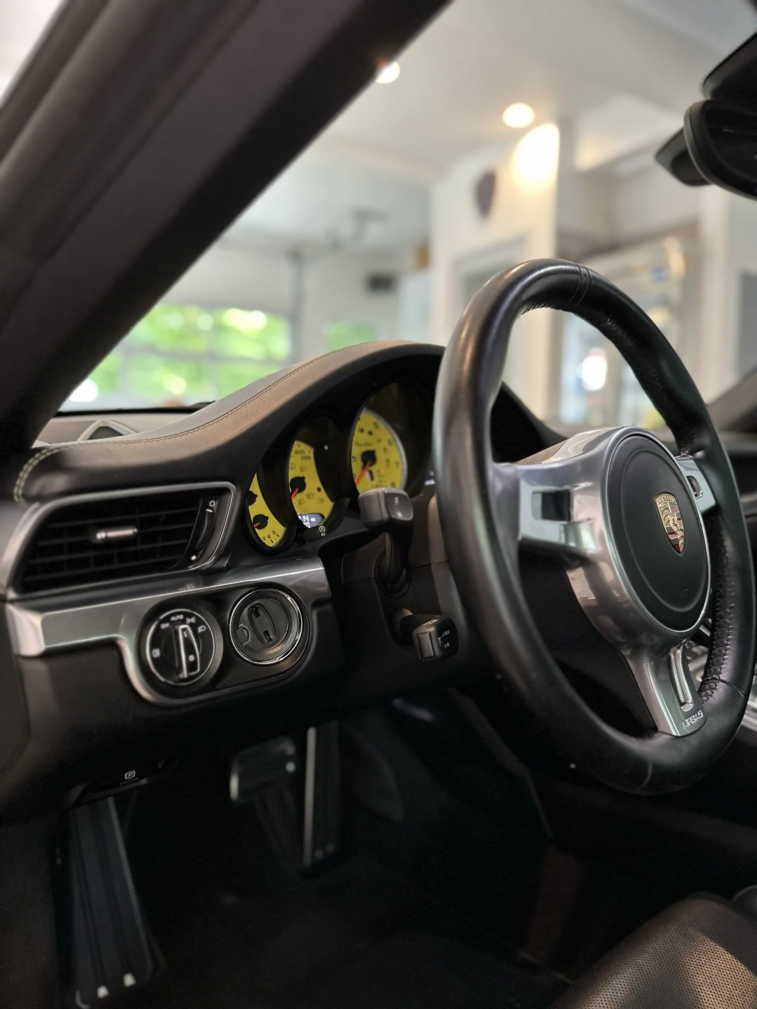 clean interior of car