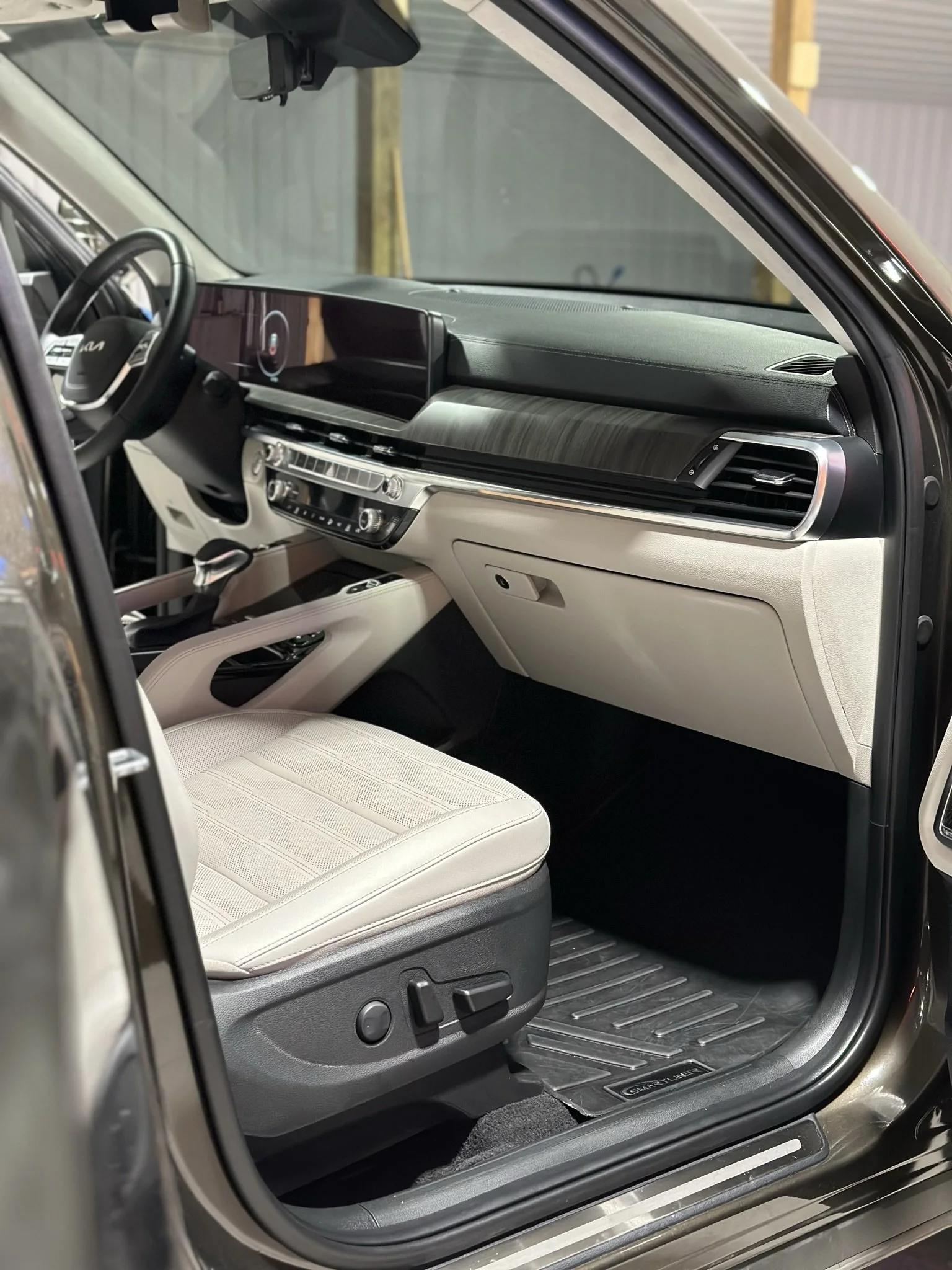 clean interior of vehicle