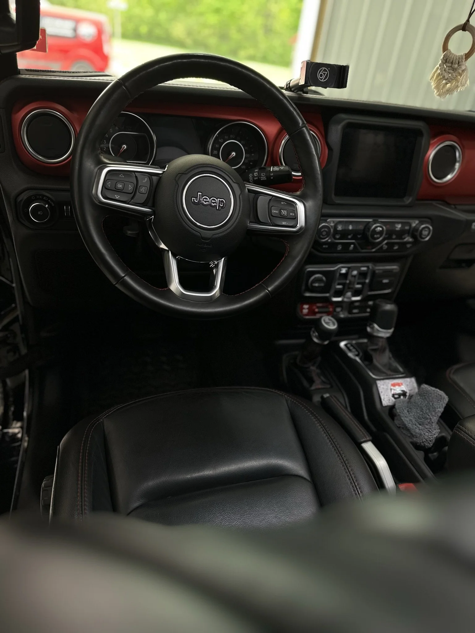 clean car interior after detail work