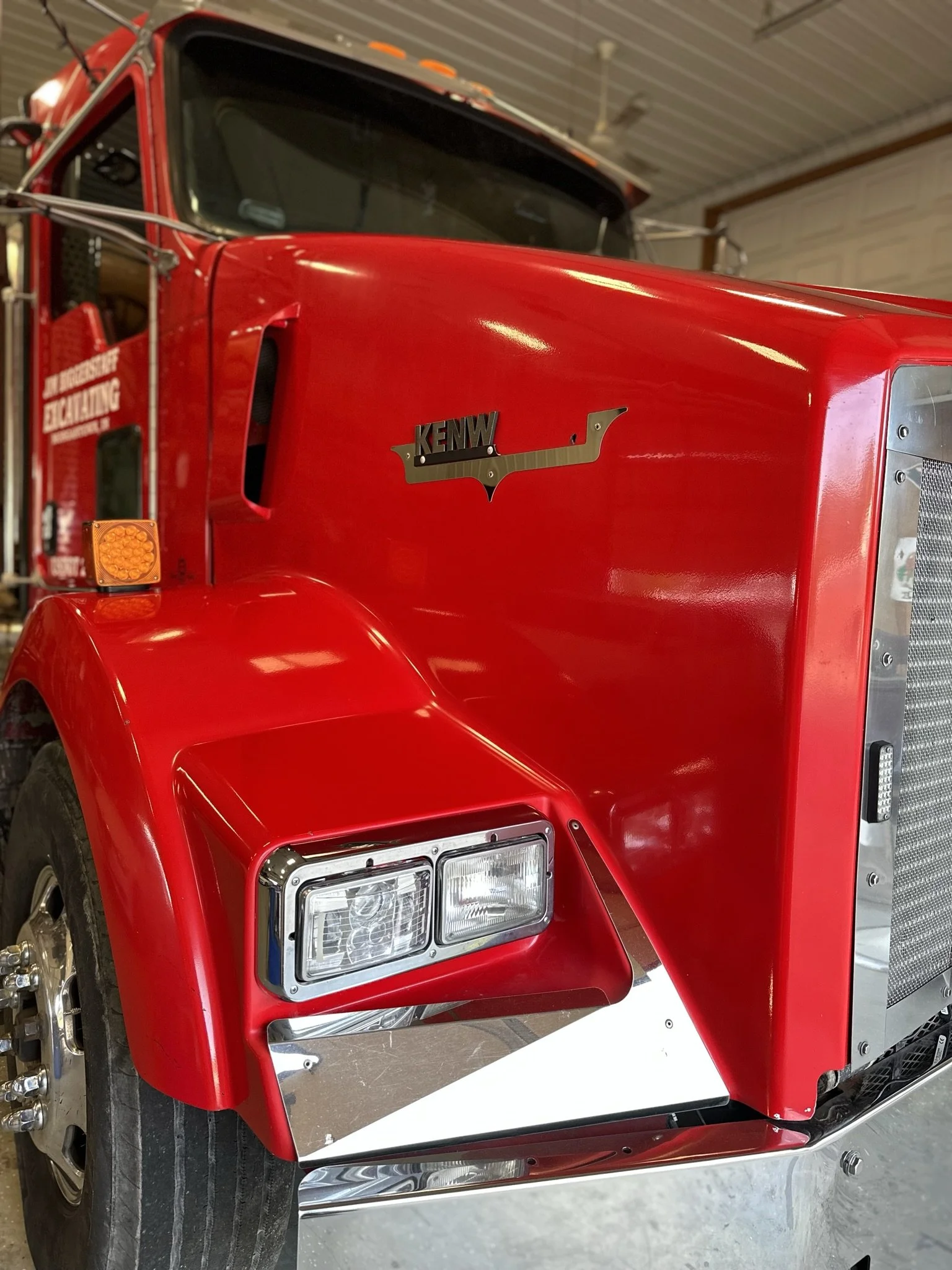 oversize load truck clean