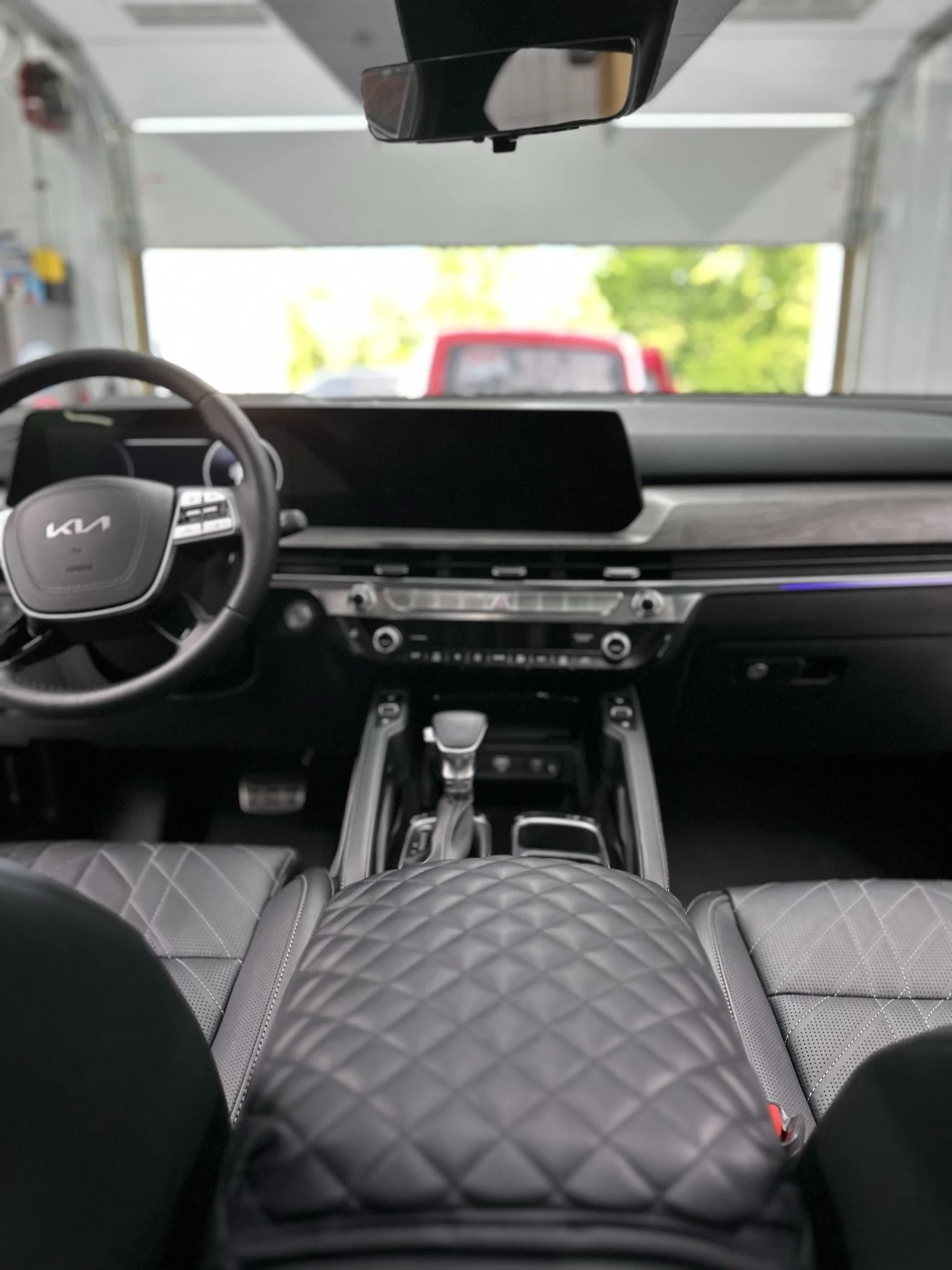 clean interior of car