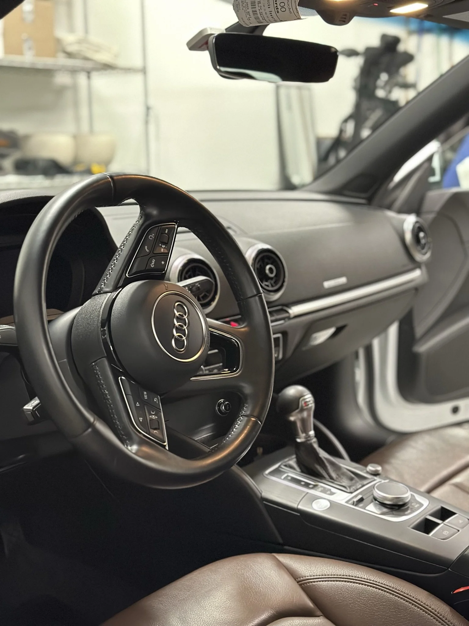 clean interior of vehicle