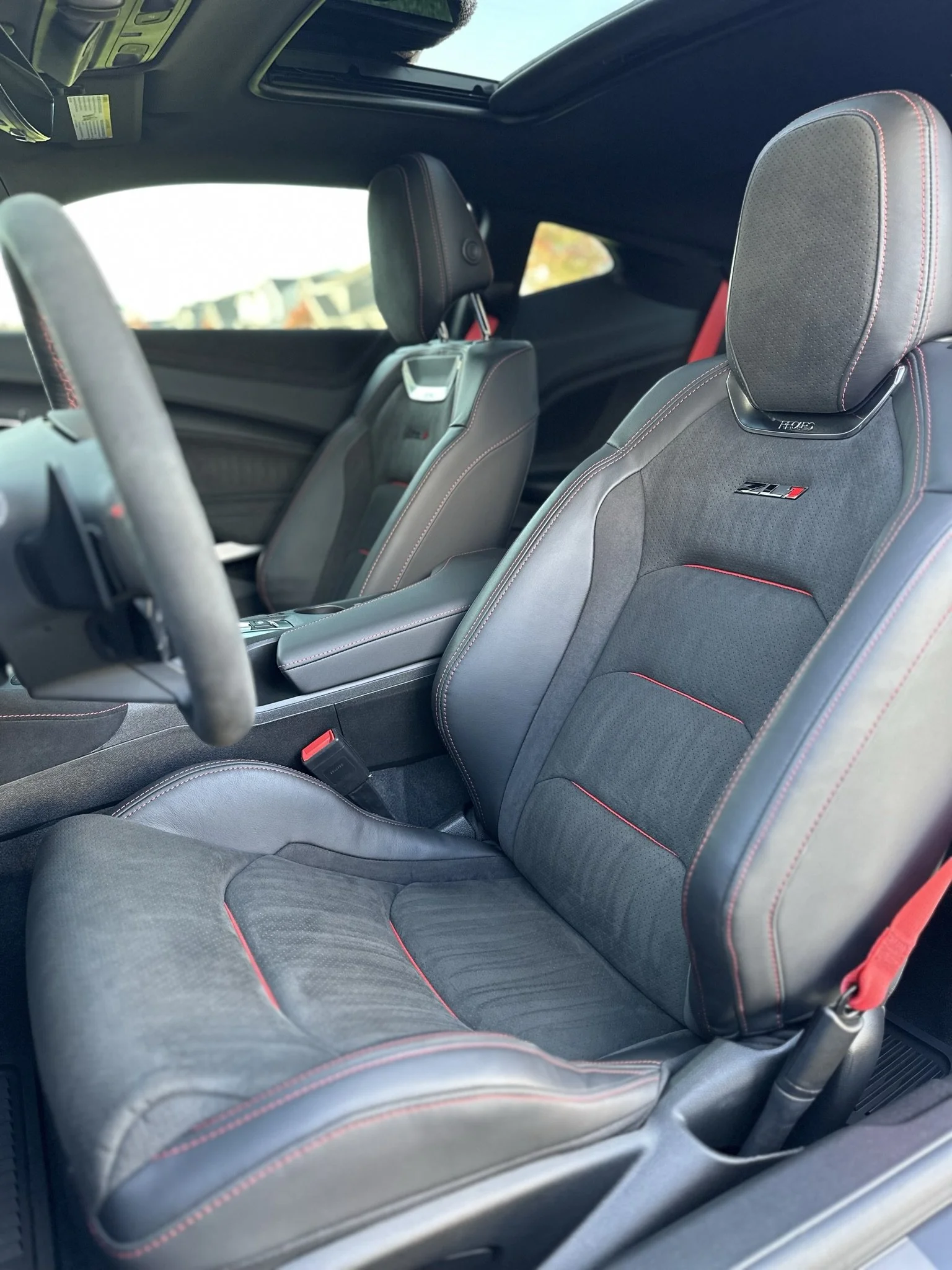 clean interior of car