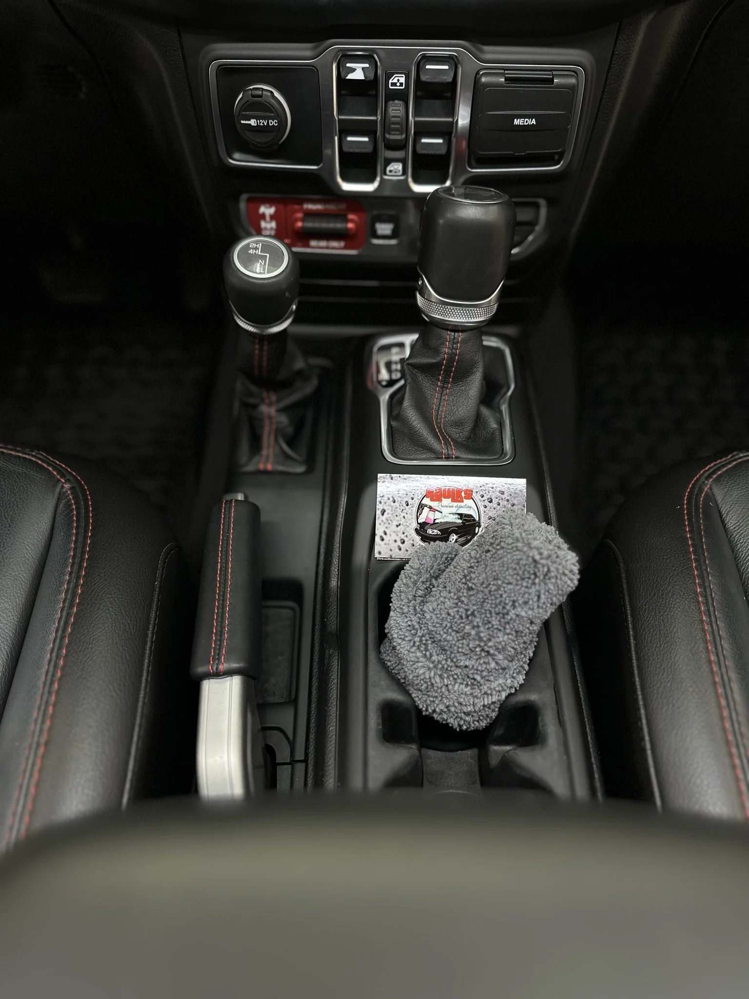 clean car cup holder and interior