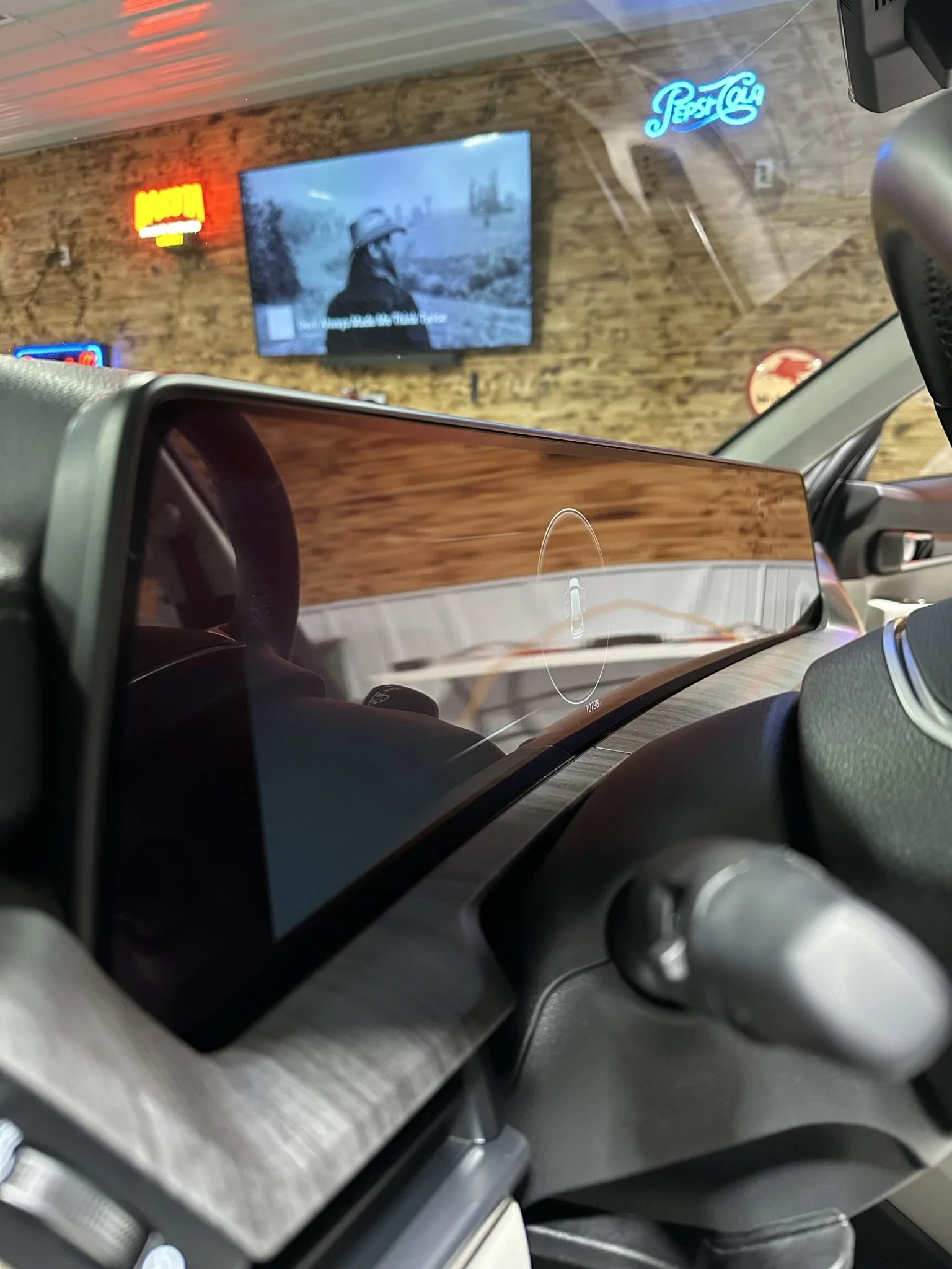 clean interior of vehicle