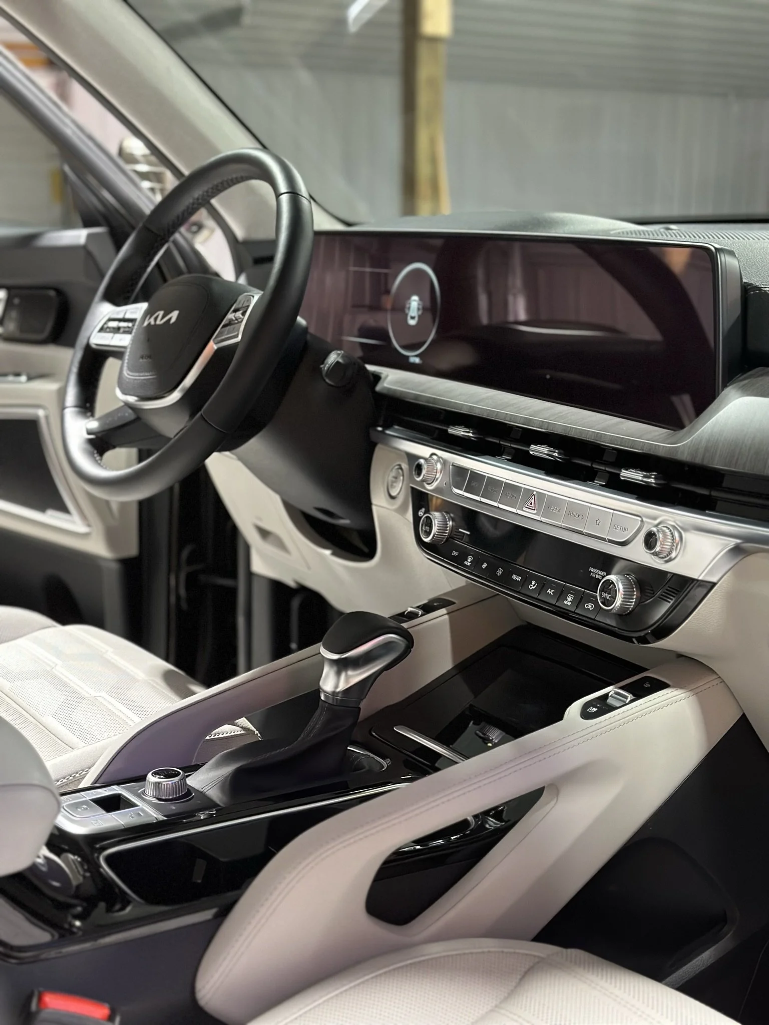 clean interior of vehicle