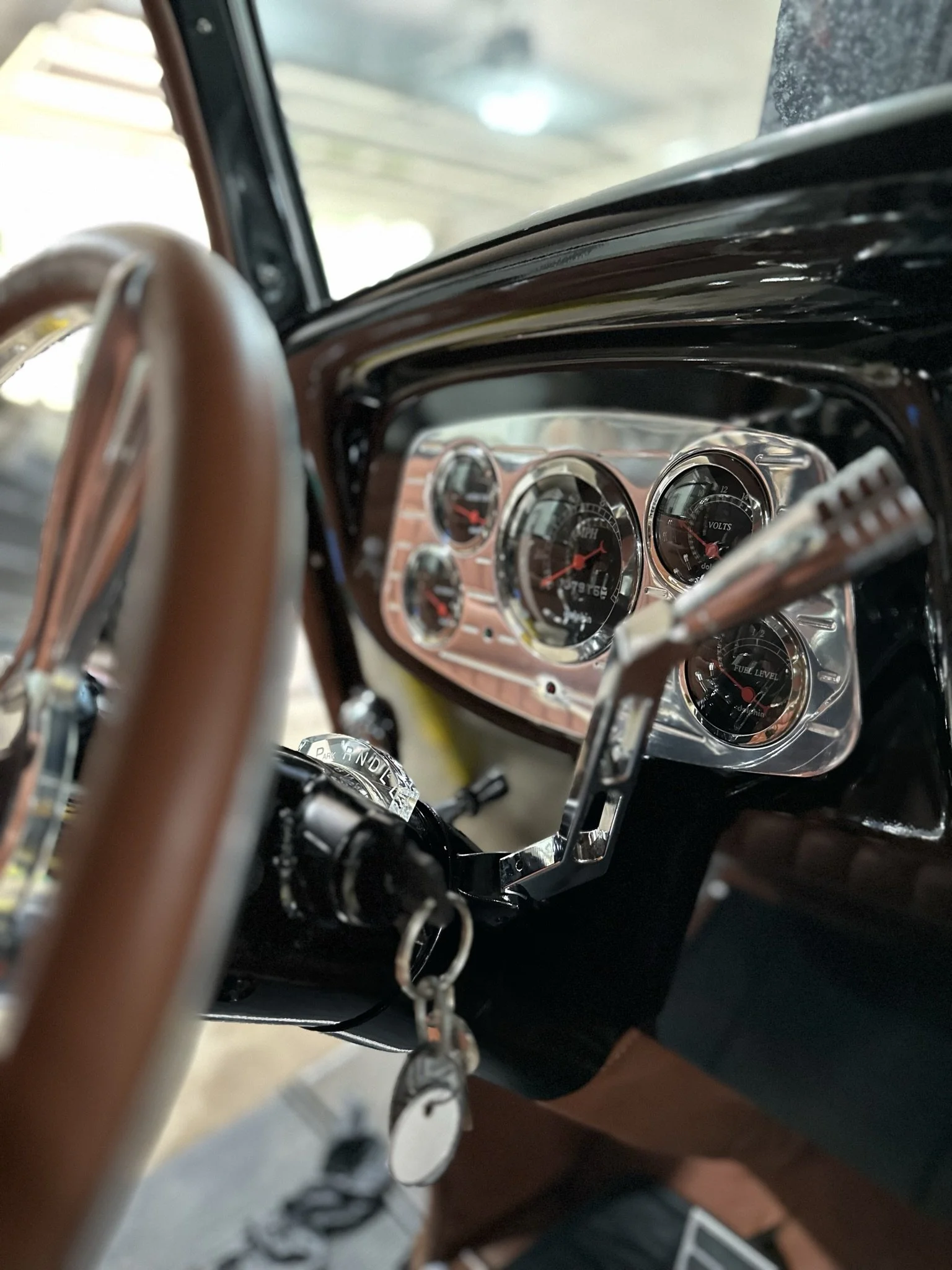 clean car steering wheel after detail