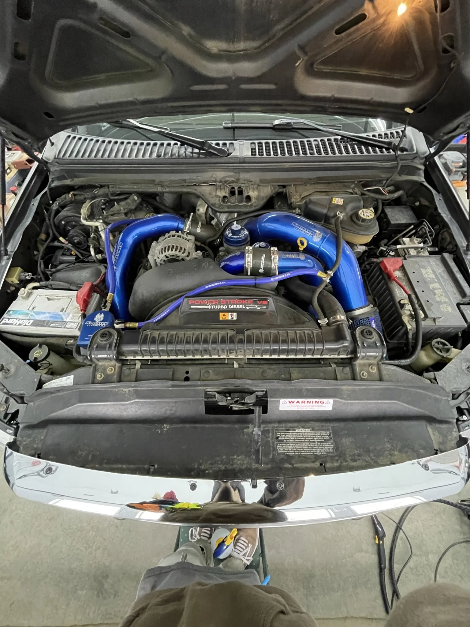 dirty and dusty engine