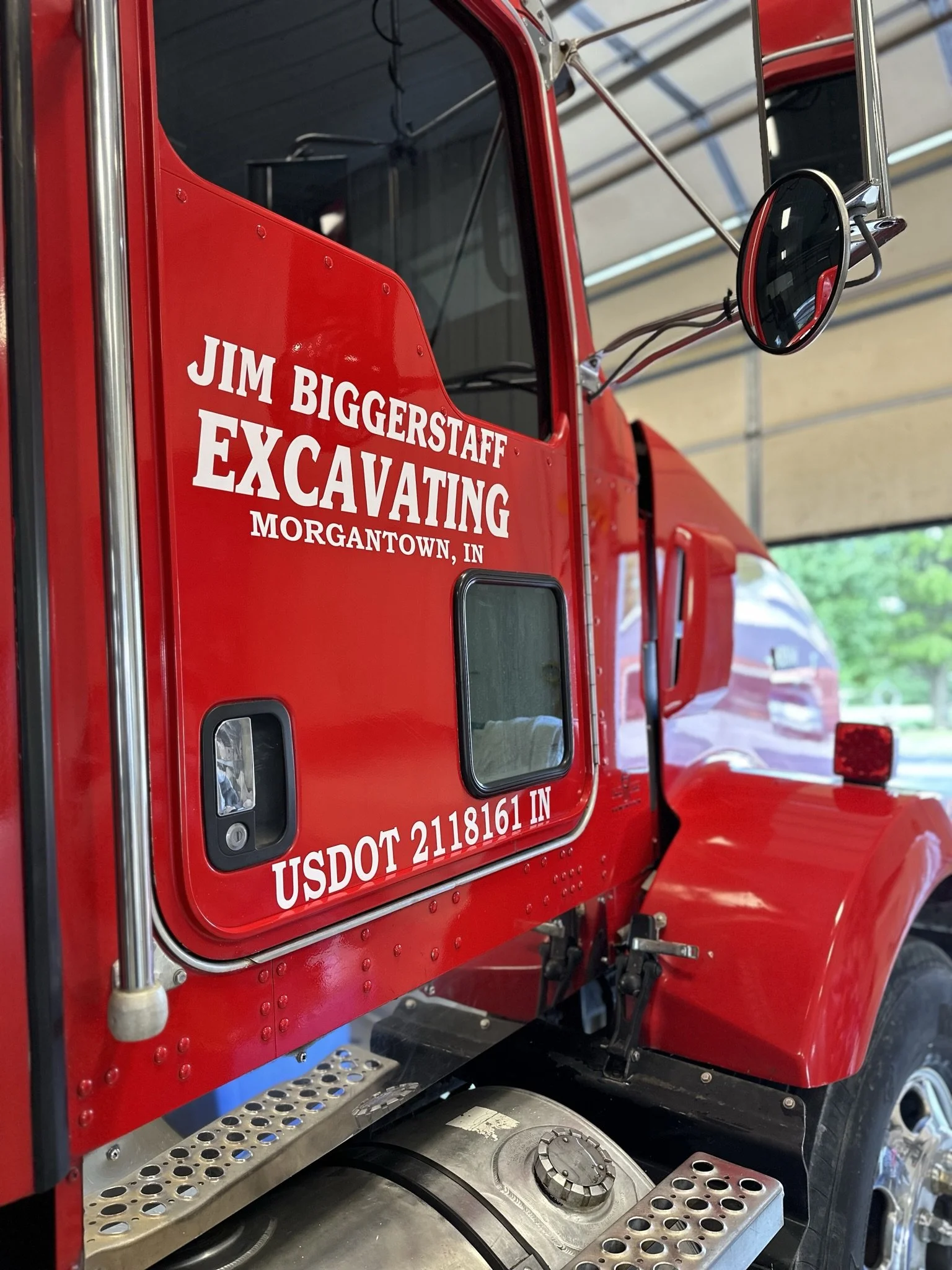 oversize load truck clean