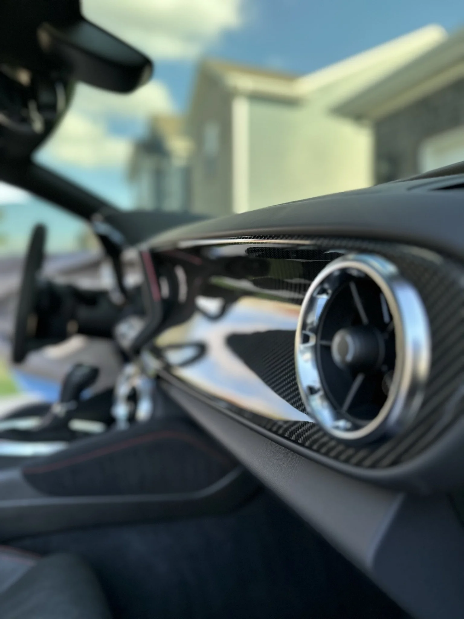 clean interior of car