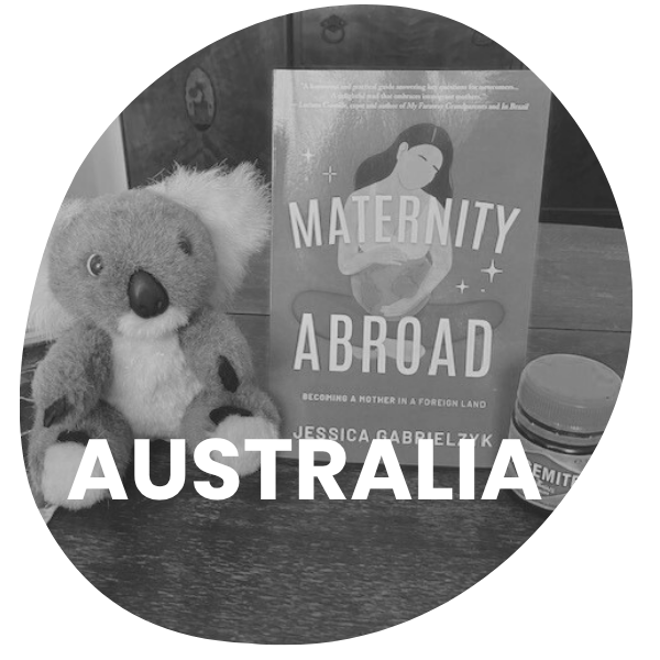 Maternity Abroad book by Jessica Ganrielzyk in Australia