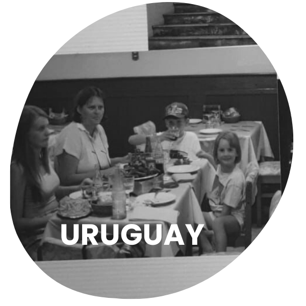 Family breakfast in Uruguay