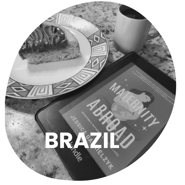 Maternity Abroad book by Jessica Ganrielzyk in Brazil