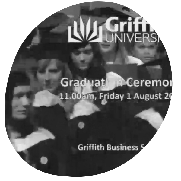 Jessica Gabrielzyk at her Griffith University Graduation