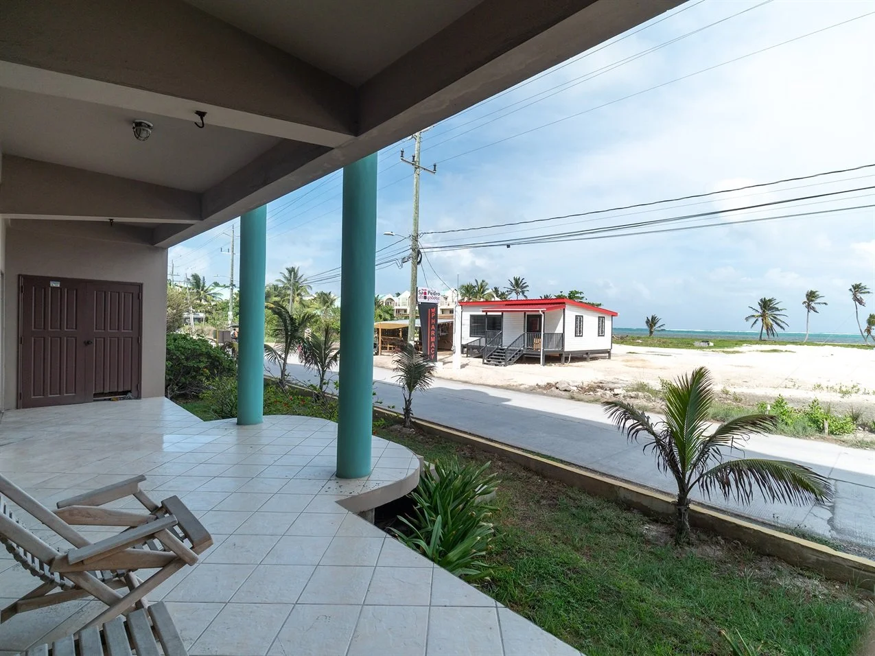 First-floor ocean views, quarter mile from town.

Mara Laguna C102 sits first floor with an ocean-facing balcony. Quarter mile from San Pedro&mdash;walk to town when you want, skip it when you don't. Fully furnished, 1,100 sq ft, on-site management h