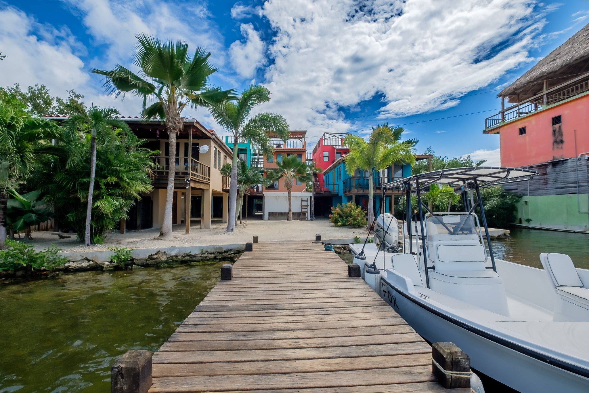 Under $200K and actually livable. Gated, furnished, lagoon access.

This 2-bedroom in Tres Cocos is the entry point everyone asks about. Fully furnished, gated community with pool and dock on the lagoon. Move in or put it on the rental market immedia