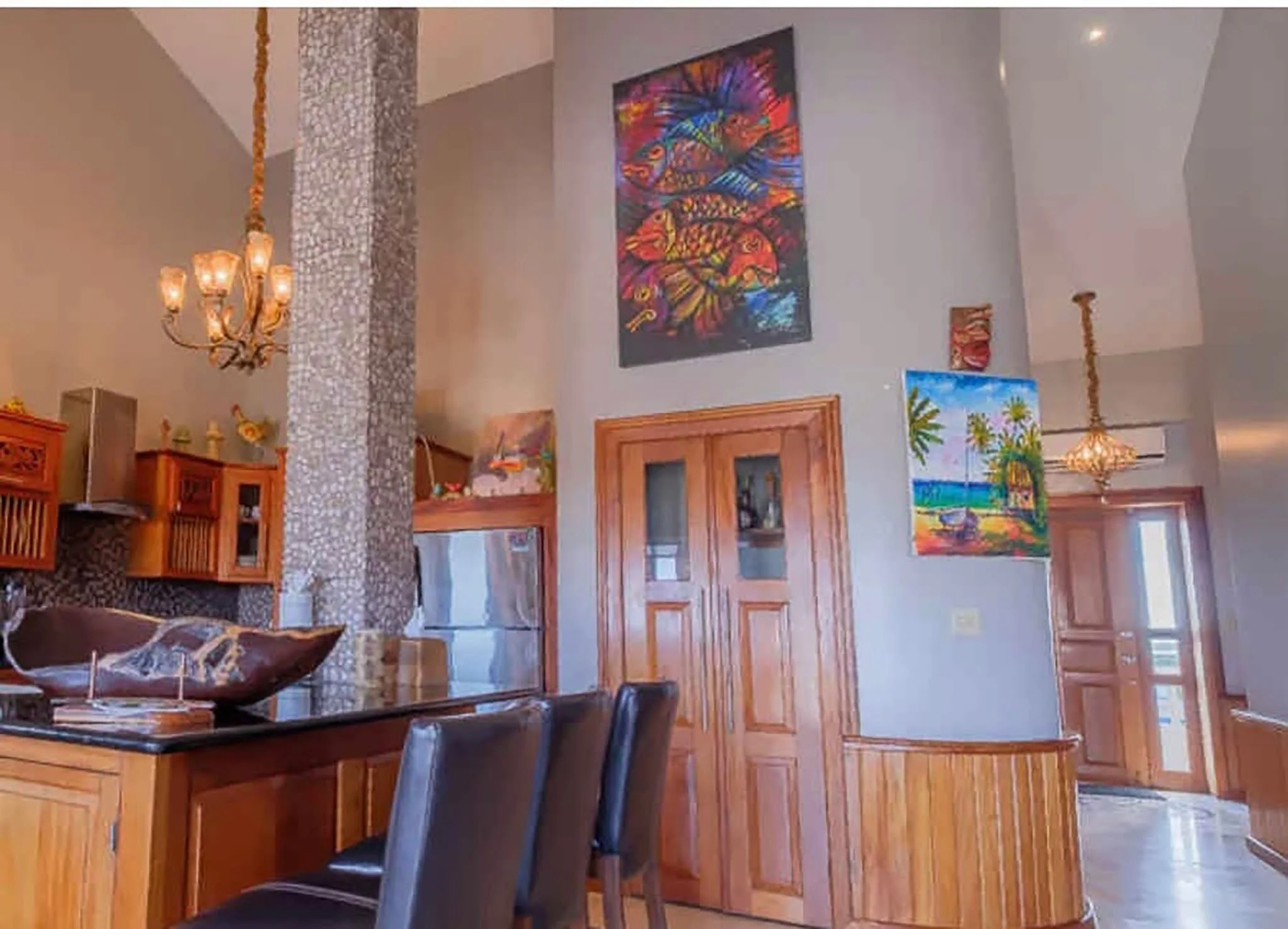 $50K just came off this penthouse.

Top floor of Oceans 23 with 20-foot vaulted ceilings, mahogany beams, and views straight out to the barrier reef. Fully furnished, deeded boat slip, infinity pool with swim-up bar. Now $649K.

And seller financing 