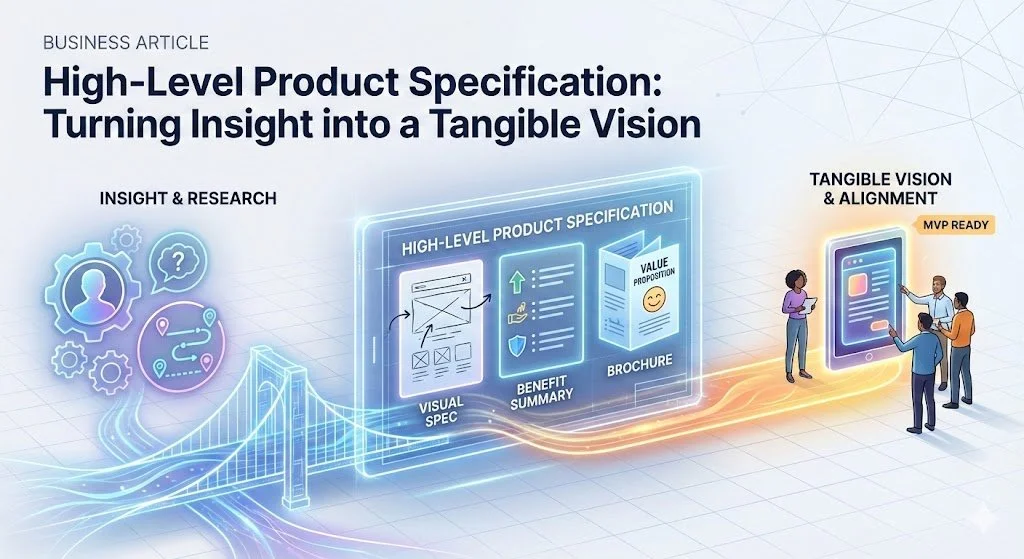 High-Level Product Specification: Turning Insight into a Tangible Vision