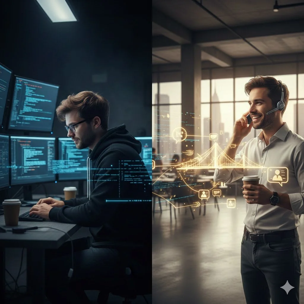 The Founder's Sales Paradox: Why Most Entrepreneurs Hate Selling (And Why That's Costing Them Everything)