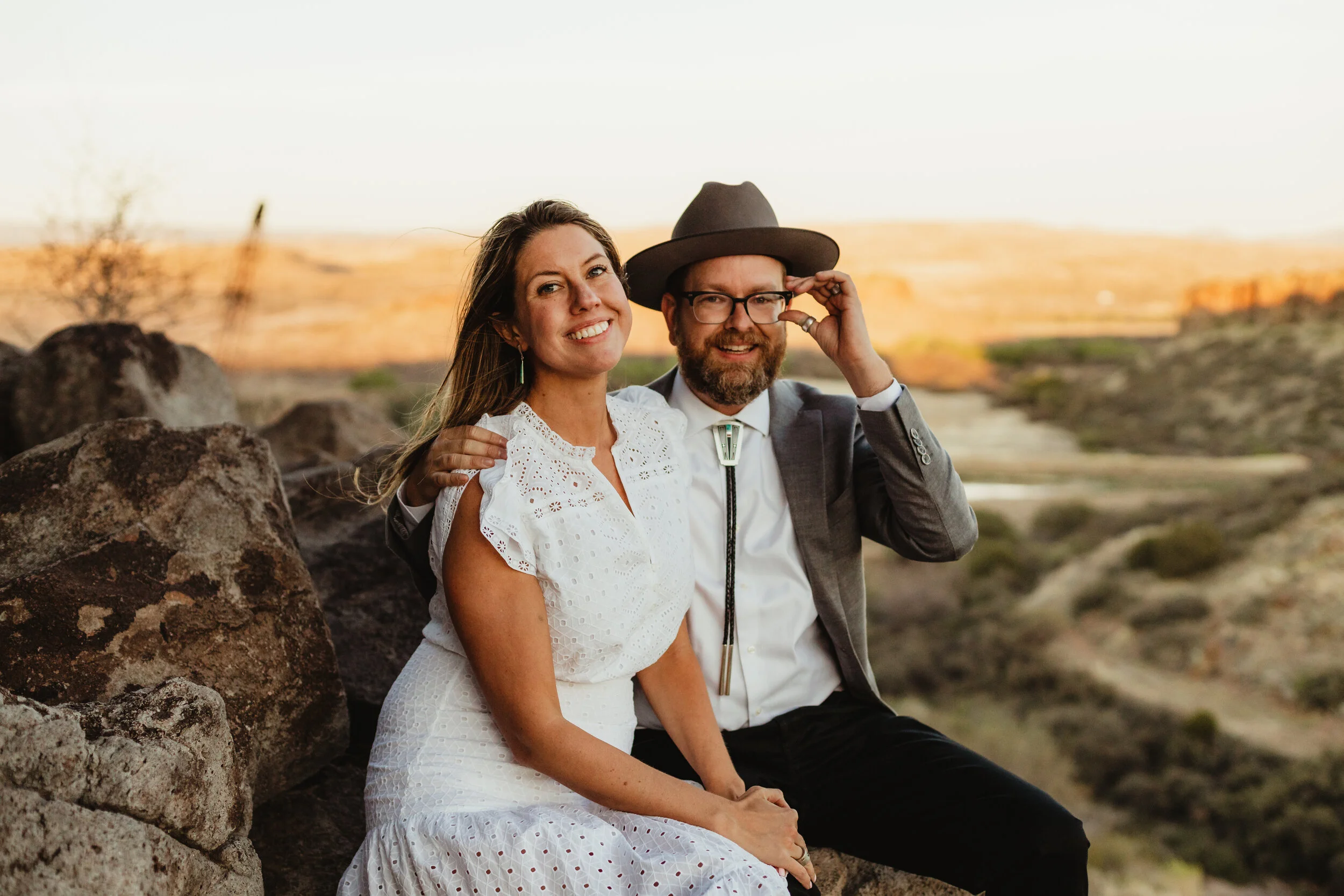 Magic hour at Arcosanti, Arizona. Photo by Jessica Jameson.