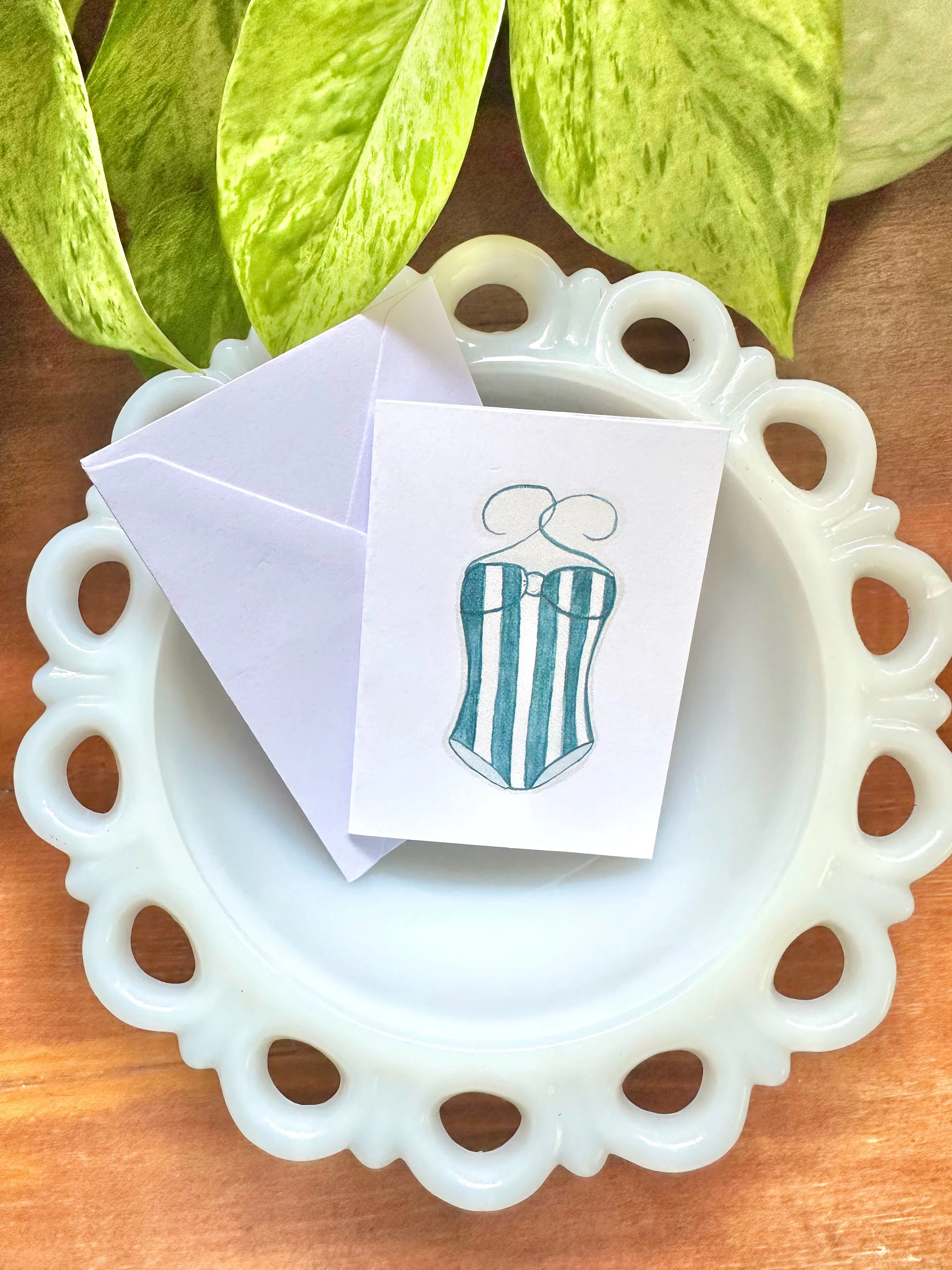 Swimsuit Mini Notecard