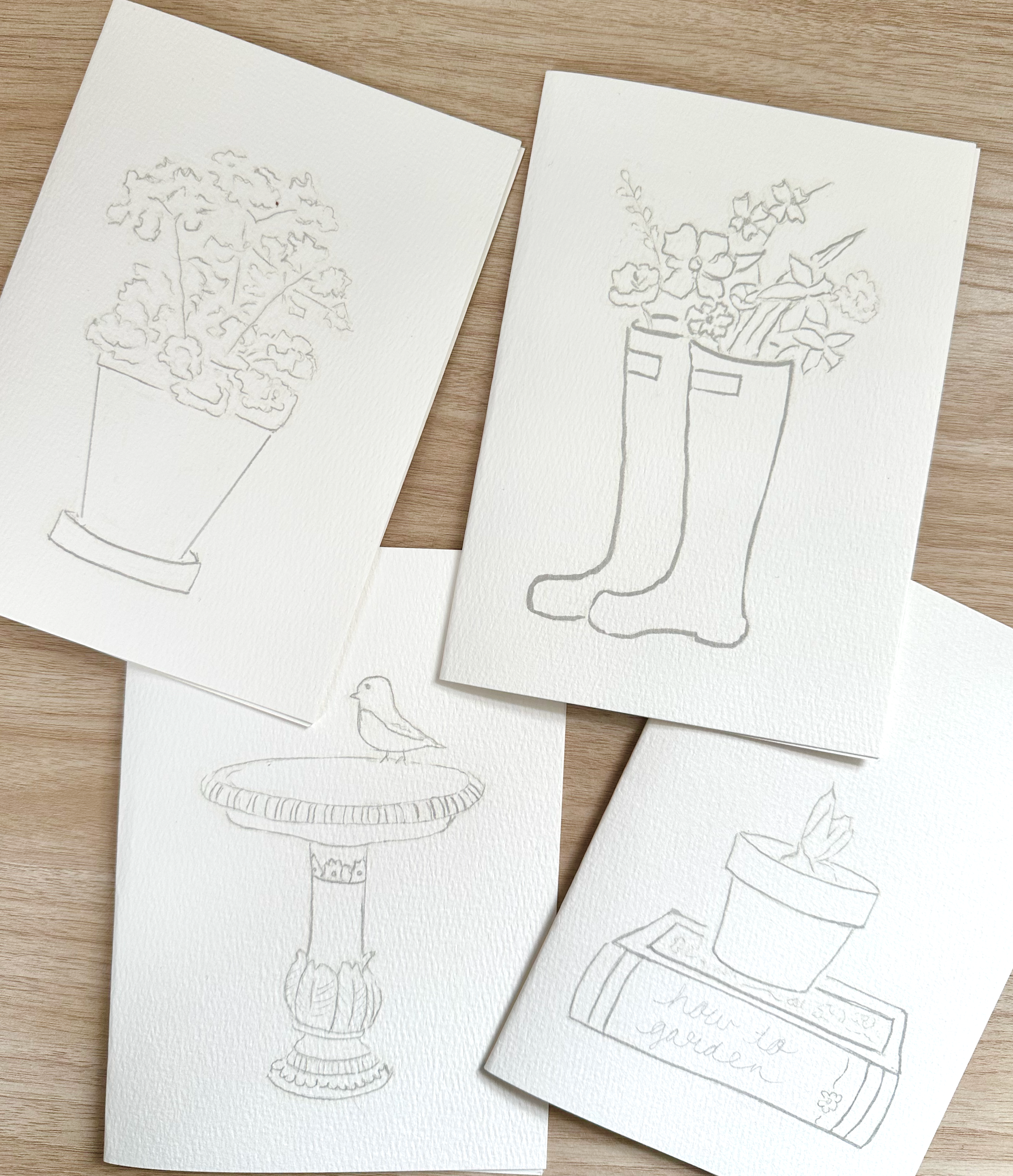 Paint Me Notecards: The Cottage Garden Collection