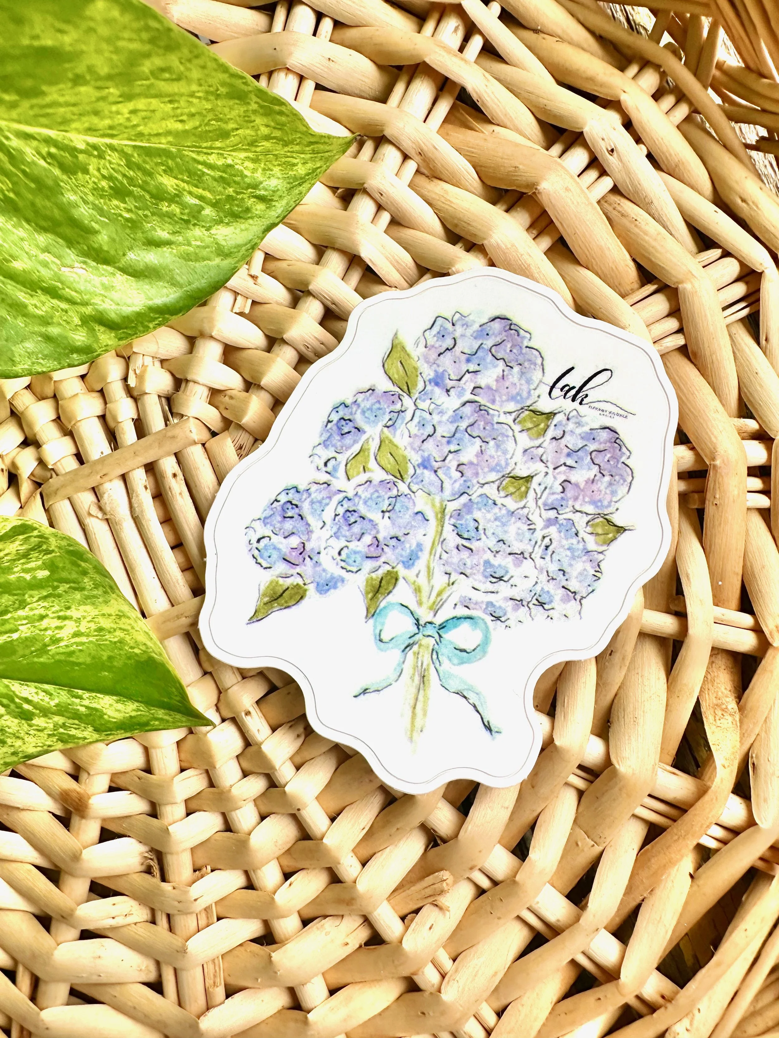 Hydrangea Sticker