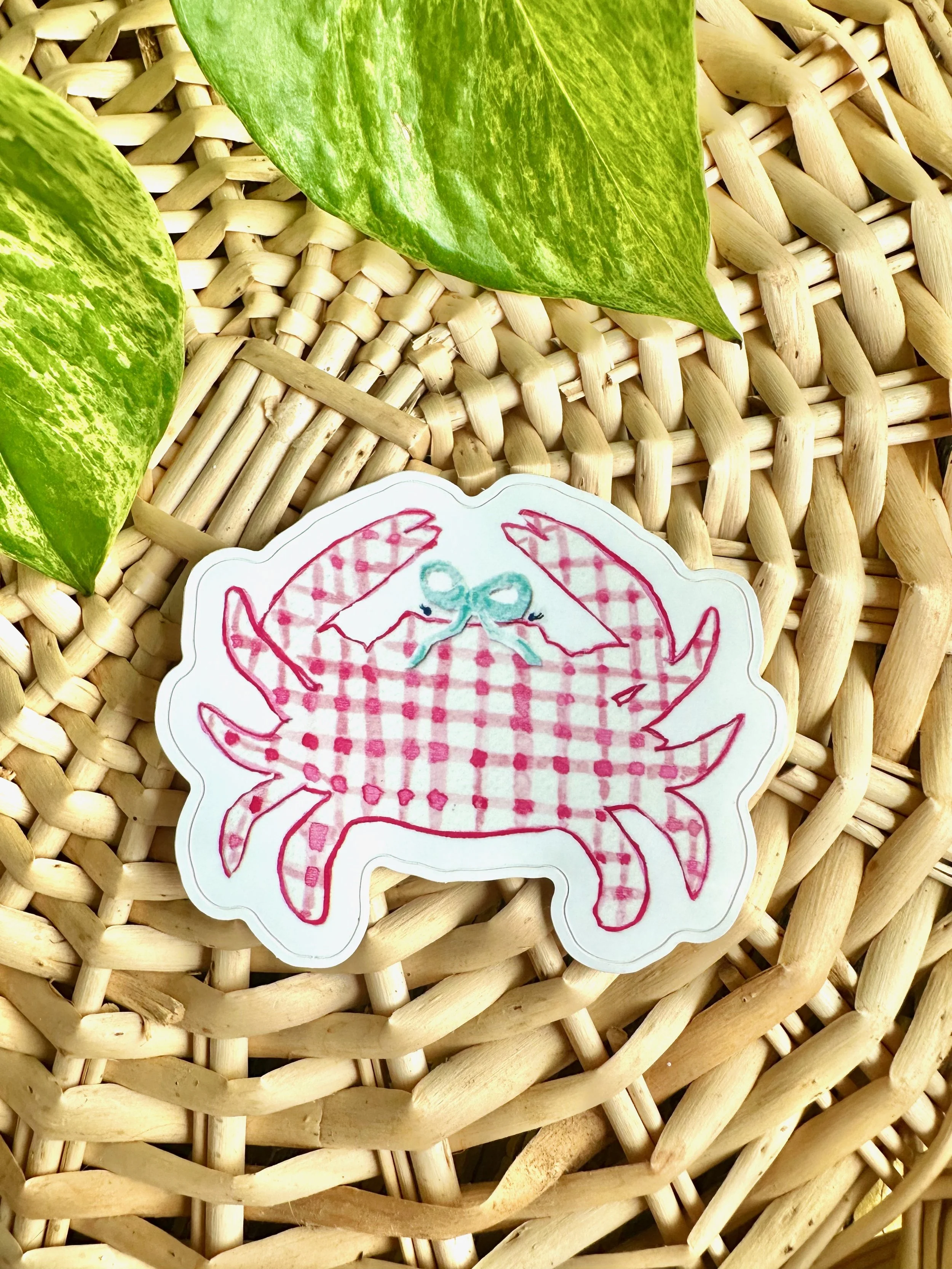 Lindsay the Crab Sticker