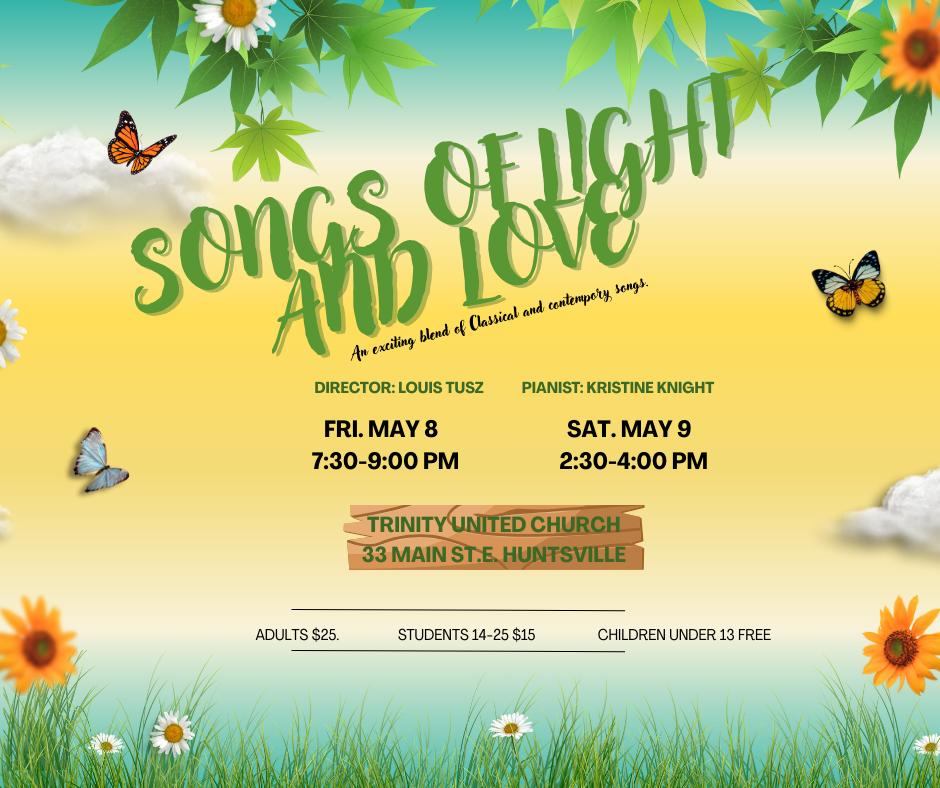 Spring Concert: Songs of Light and Love — Huntsville Community Choir
