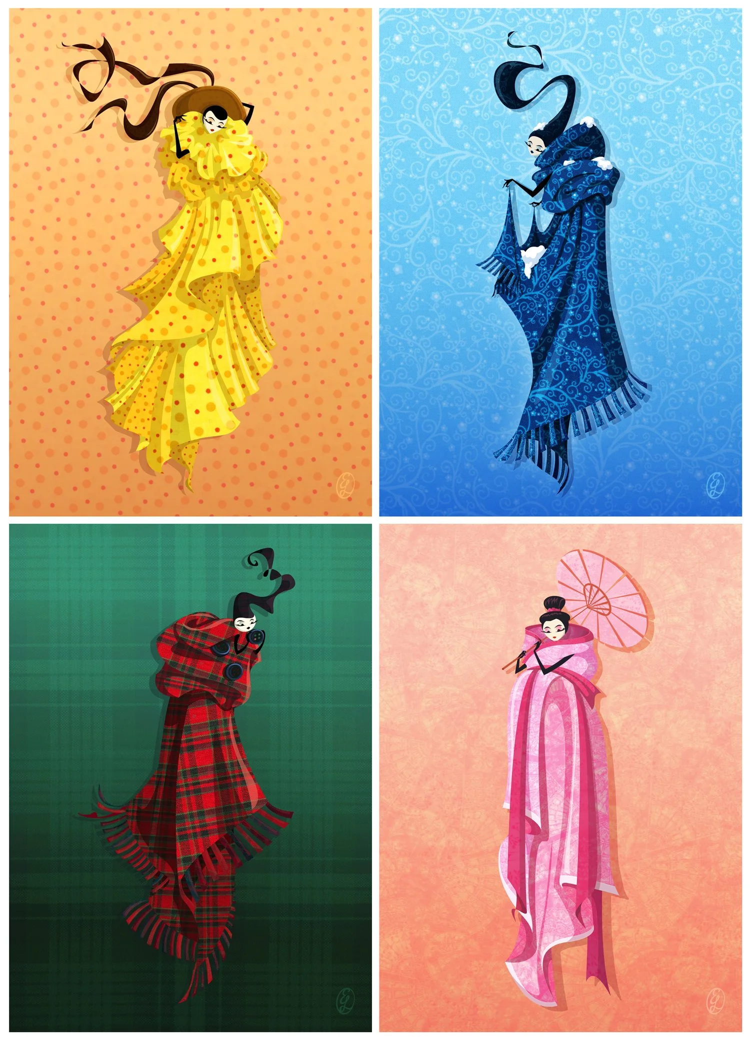Seasonal Scarves