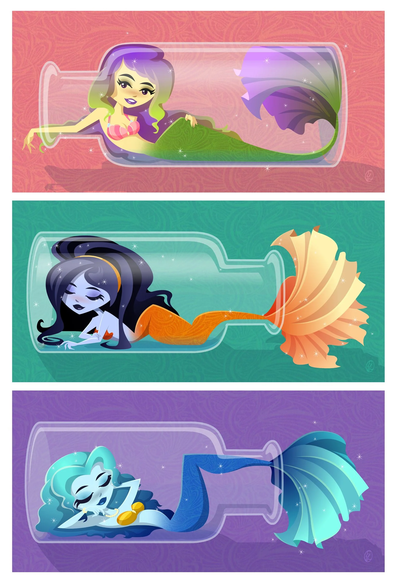 Bottled Mermaids