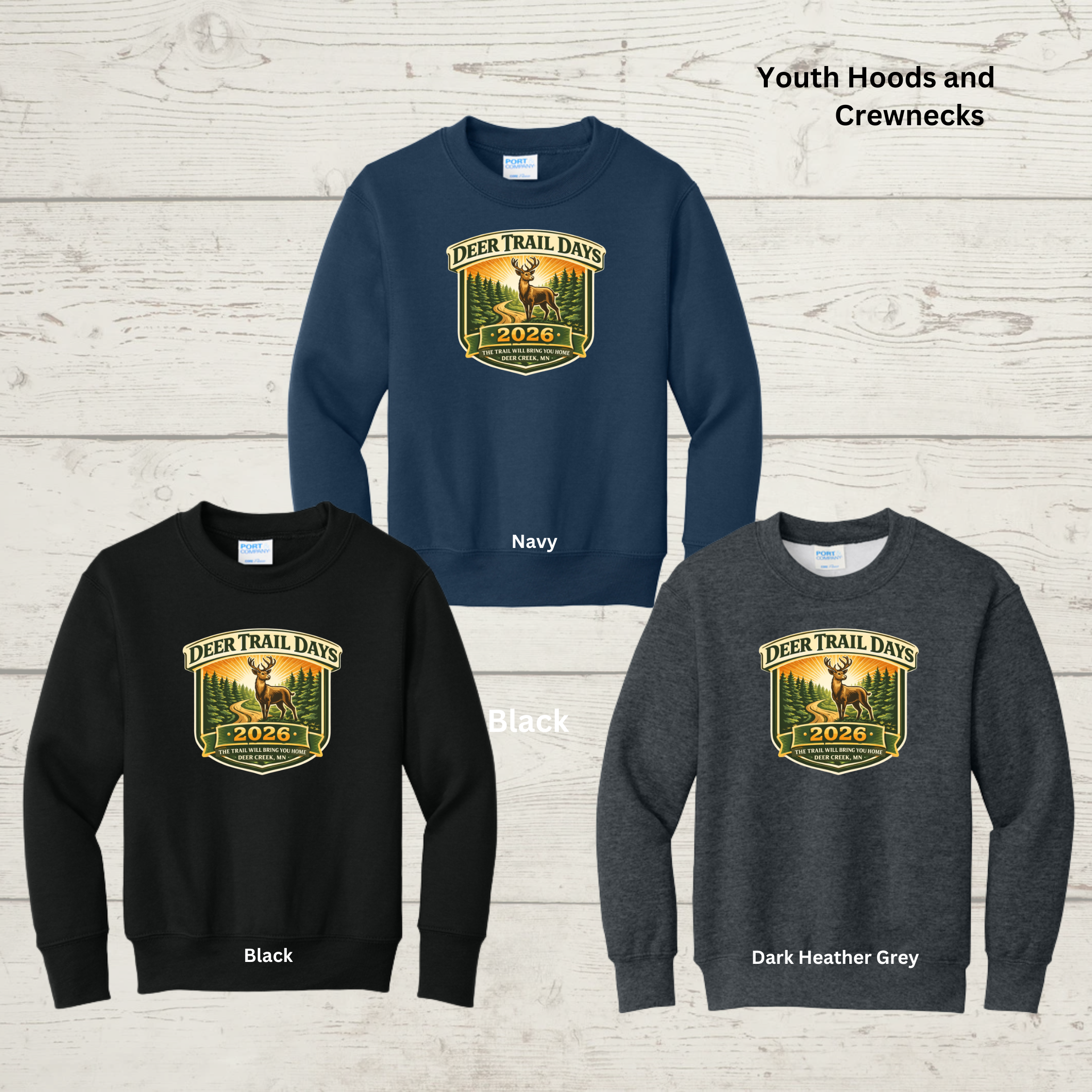 YOUTH - Tee's and Sweatshirts