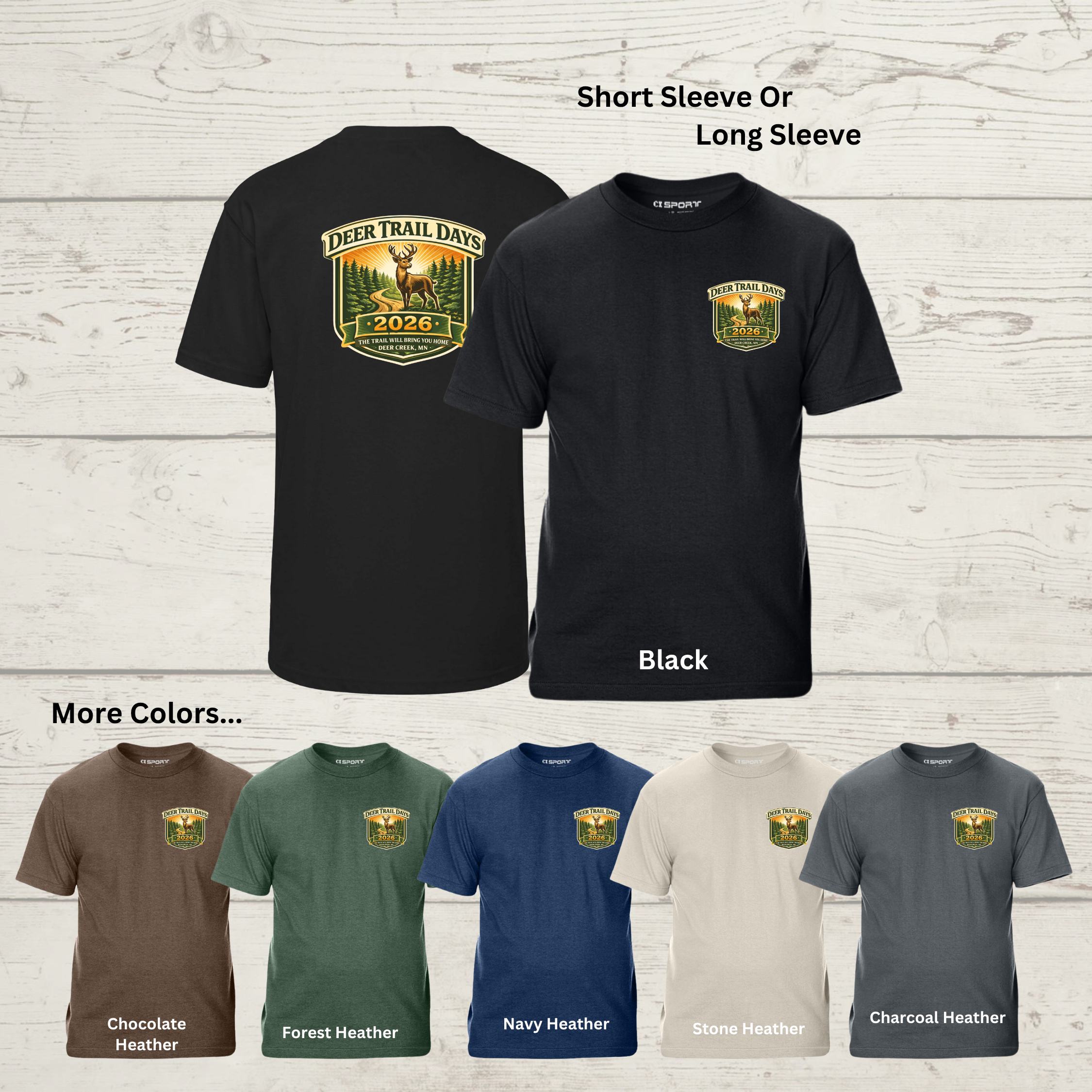 Premium Short Sleeve Or Long Sleeve Tee