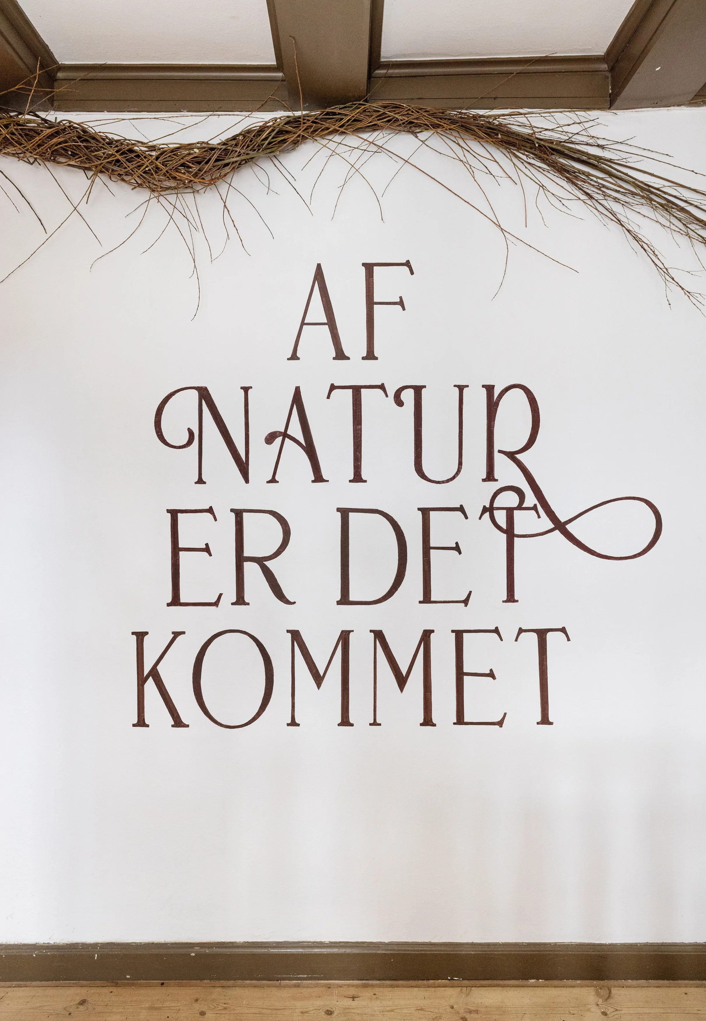 Tanja Kirst Studio participates in the exhibition ´AF NATUR ER DET KOMMET` (NATURE TO NATURE), presented at Munkeruphus, Denmark. The exhibition brings together works exploring biodiversity, material cycles, and our connection to nature, with a share