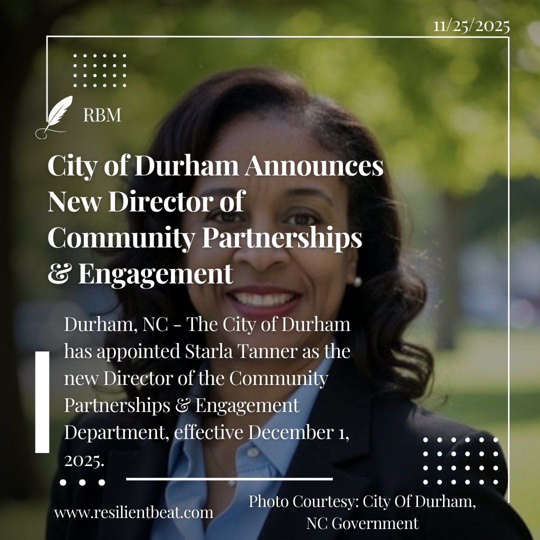 City of Durham names New Director of Community partnerships