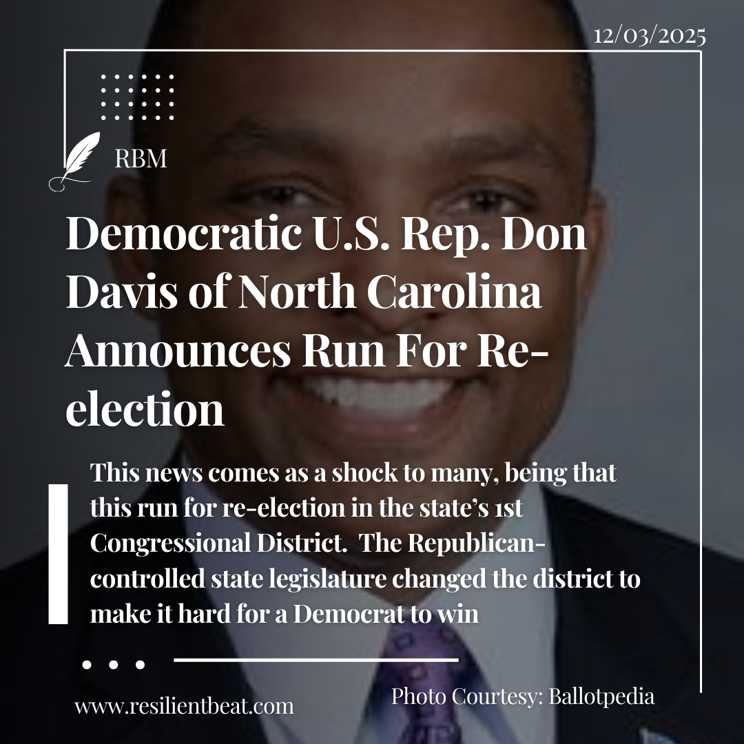 Democratic U.s Rep. of N.C Announces Run For Re-election