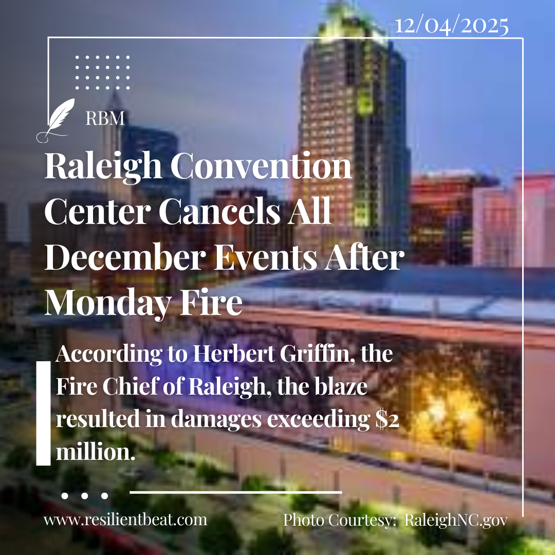 Raleigh Convention Center Cancels Events After Monday Fire