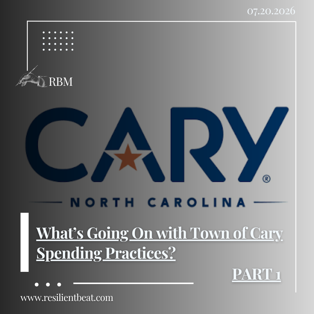 Pt.1 What’s Going On With Cary’s Spending?