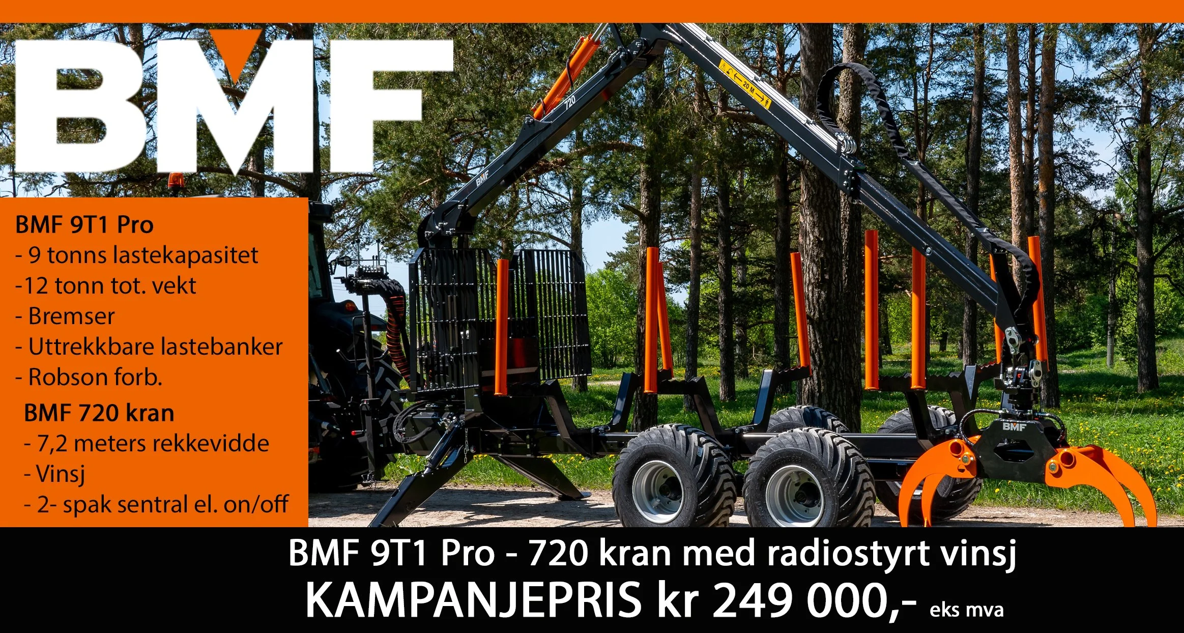 Kampanjedager på BMF tømmervogn – Et tilbud du ikke vil gå glipp av!