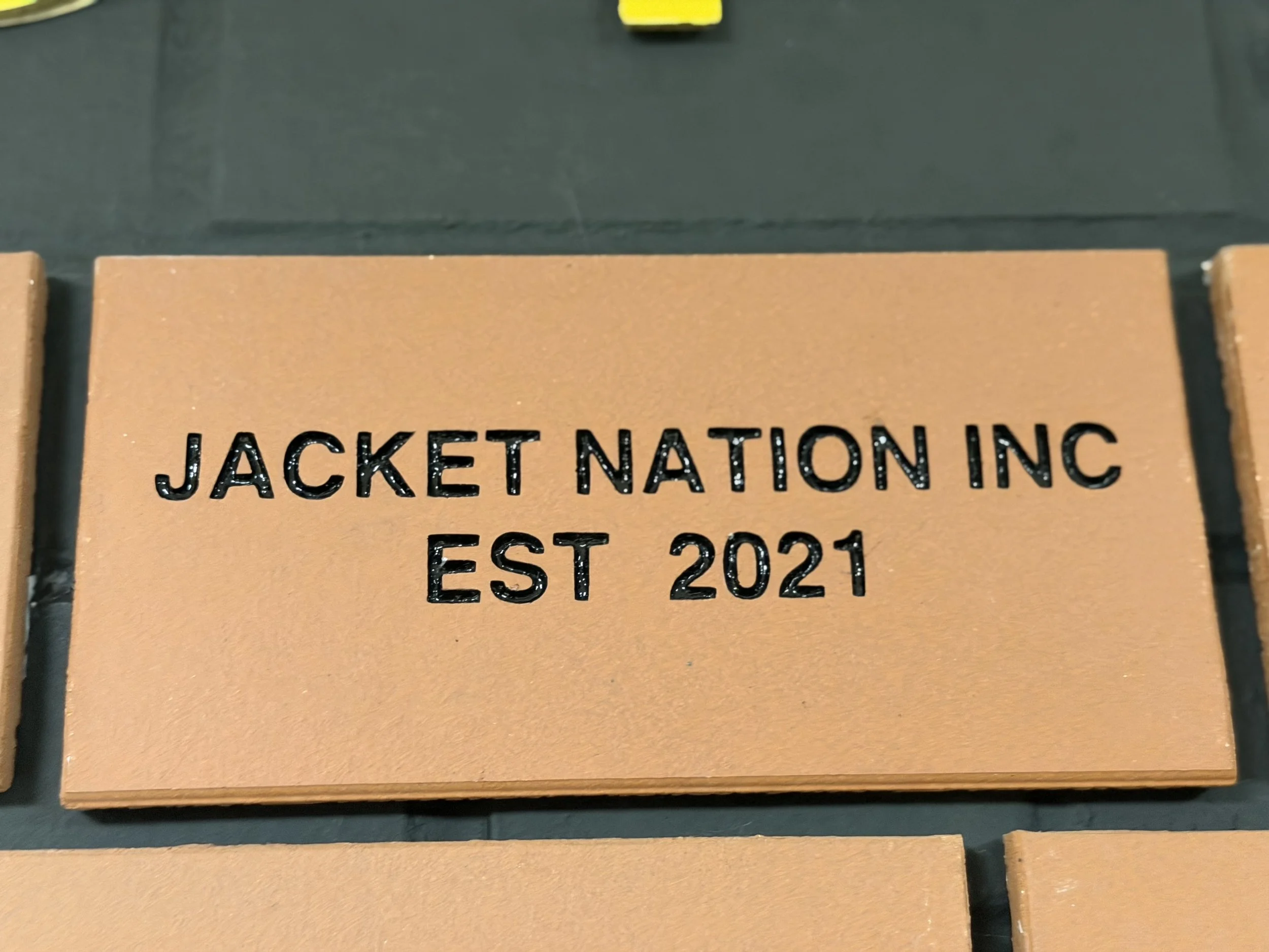 Jacket Nation Brick on Legacy Wall