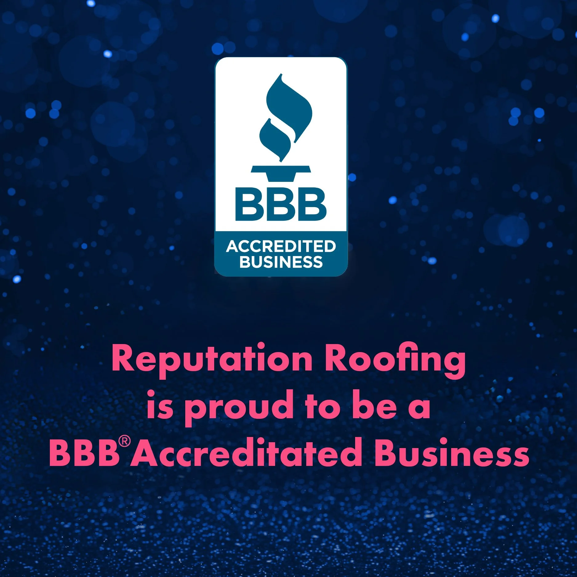 We&rsquo;re proud to share that Reputation Roofing is officially a BBB Accredited Business! 🏆 This recognition reflects our commitment to honesty, quality, and always putting our customers first. Thank you to our community for trusting us to protect