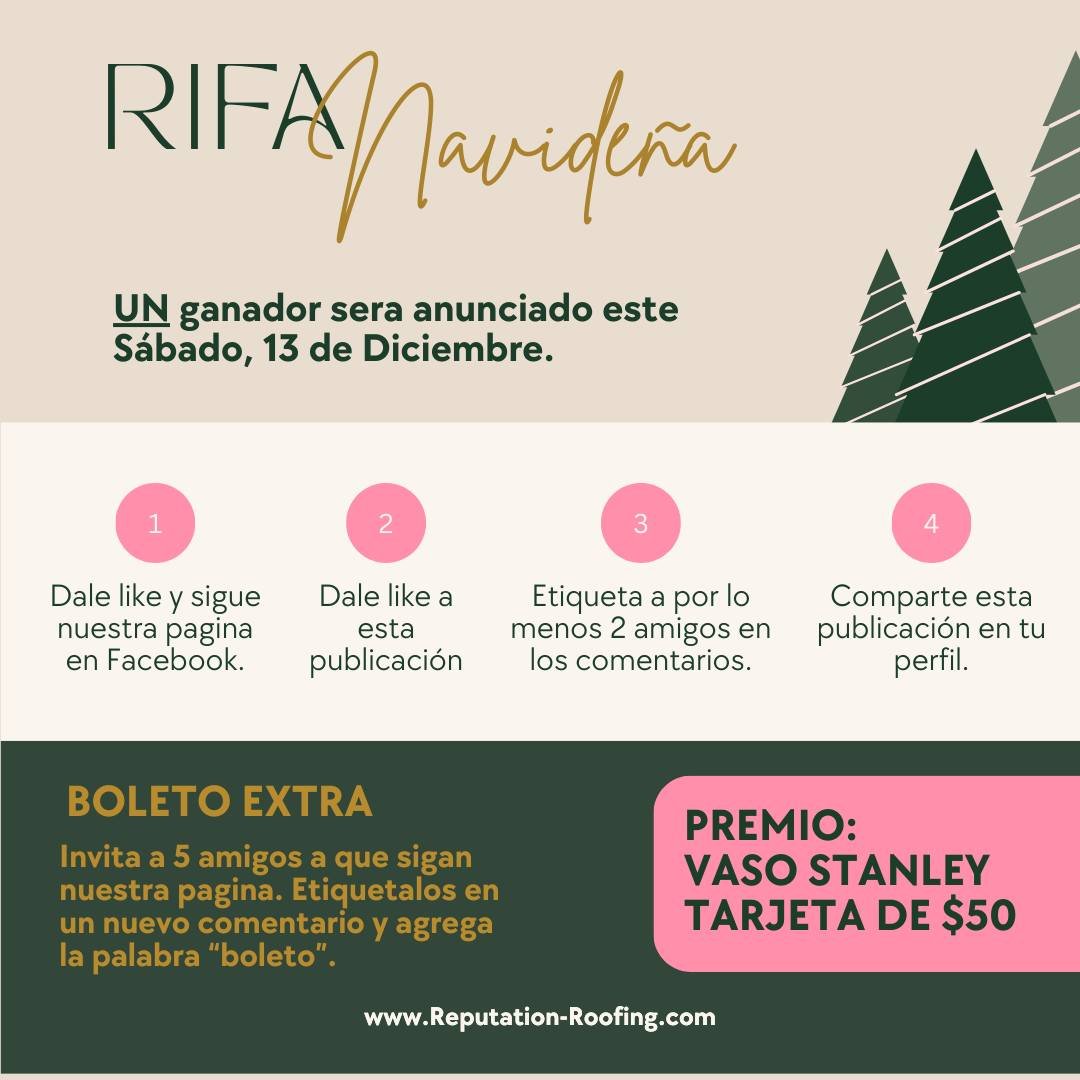 🎄🎄🎄🎄🎄🎄 Rifa Navide&ntilde;a!!!!!!!!!

C&oacute;mo Participar:

Dale Like y Sigue nuestra p&aacute;gina (si ya lo haces, &iexcl;perfecto!).

Dale Like a esta publicaci&oacute;n.

Etiqueta a al menos 2 amigos en los comentarios.

Comparte esta pu