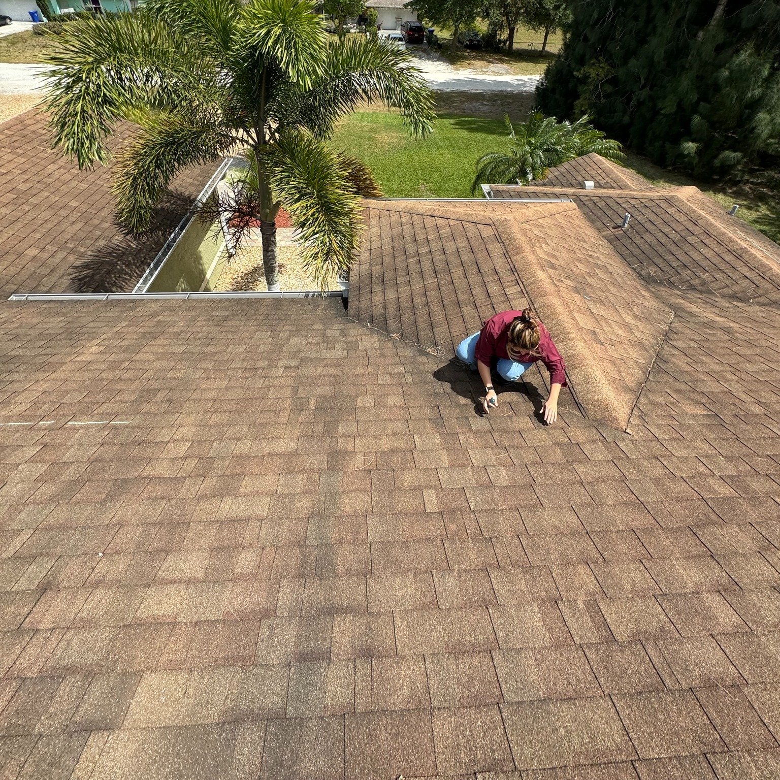 Nope &mdash; Anali is NOT afraid of heights 😏
She&rsquo;s basically Spider-Woman in a safety vest 🕷️💪
Climbing roofs, steady grip, zero fear&hellip; just getting the job DONE.

Be honest&hellip; could you do this? 👀
Or are you staying safely on t