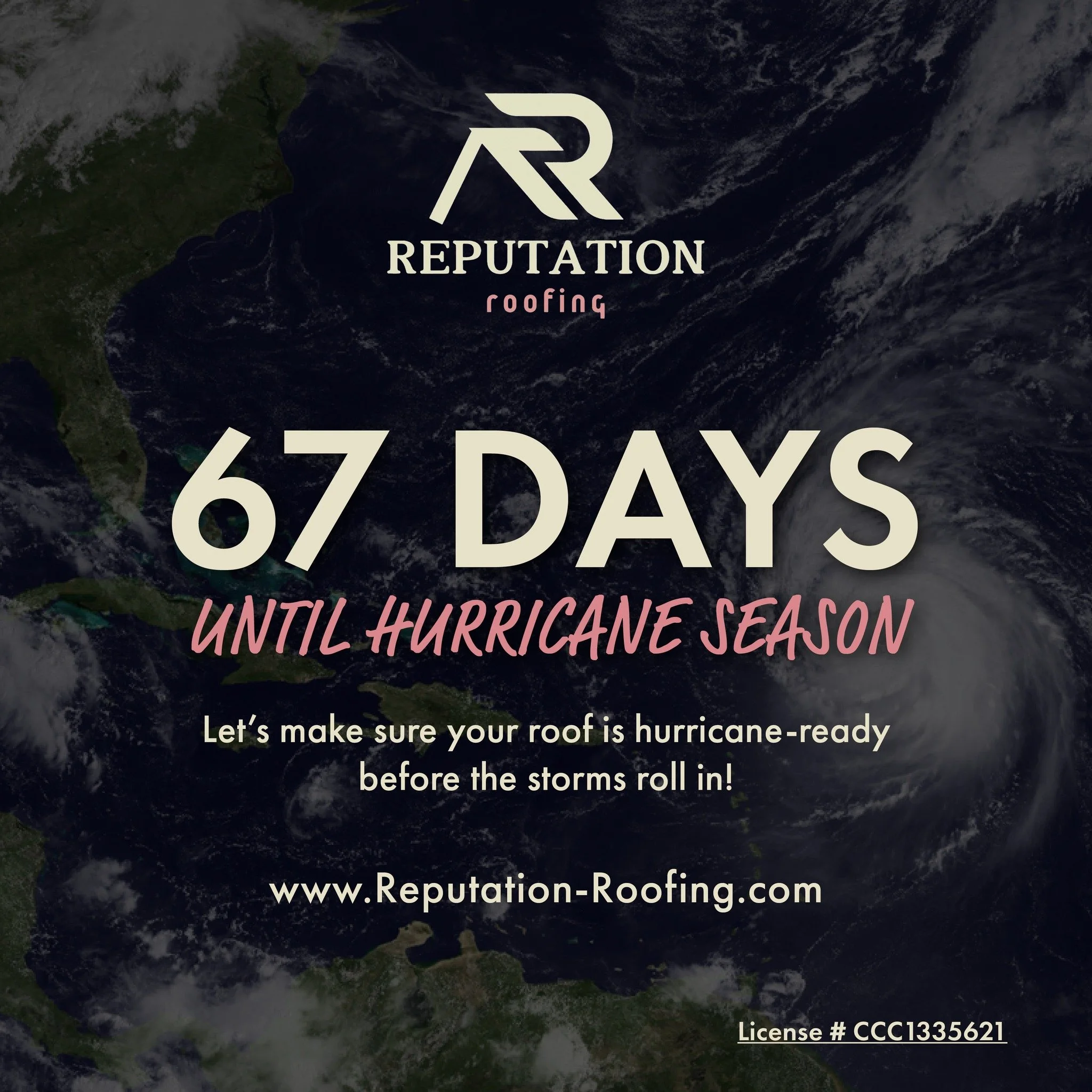 Let&rsquo;s make sure your roof is hurricane-ready before the storms roll in! 🌧️🏠

A small issue now can turn into a big (expensive) problem later.

✔️ Roof inspections
✔️ Repairs &amp; maintenance
✔️ Peace of mind all season long

📞 Call or text 